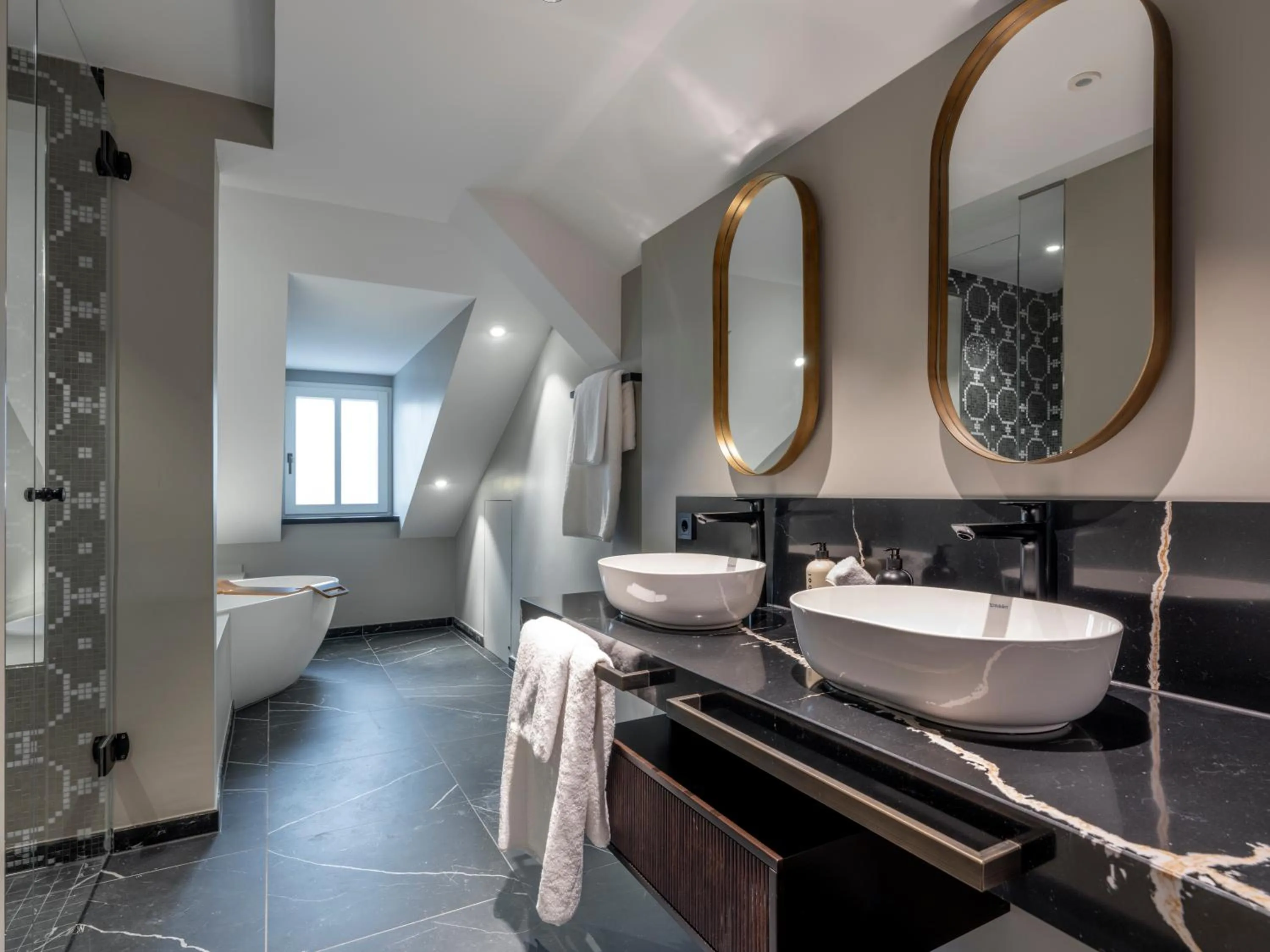 Bathroom in Steigenberger Icon Europäischer Hof Baden Baden