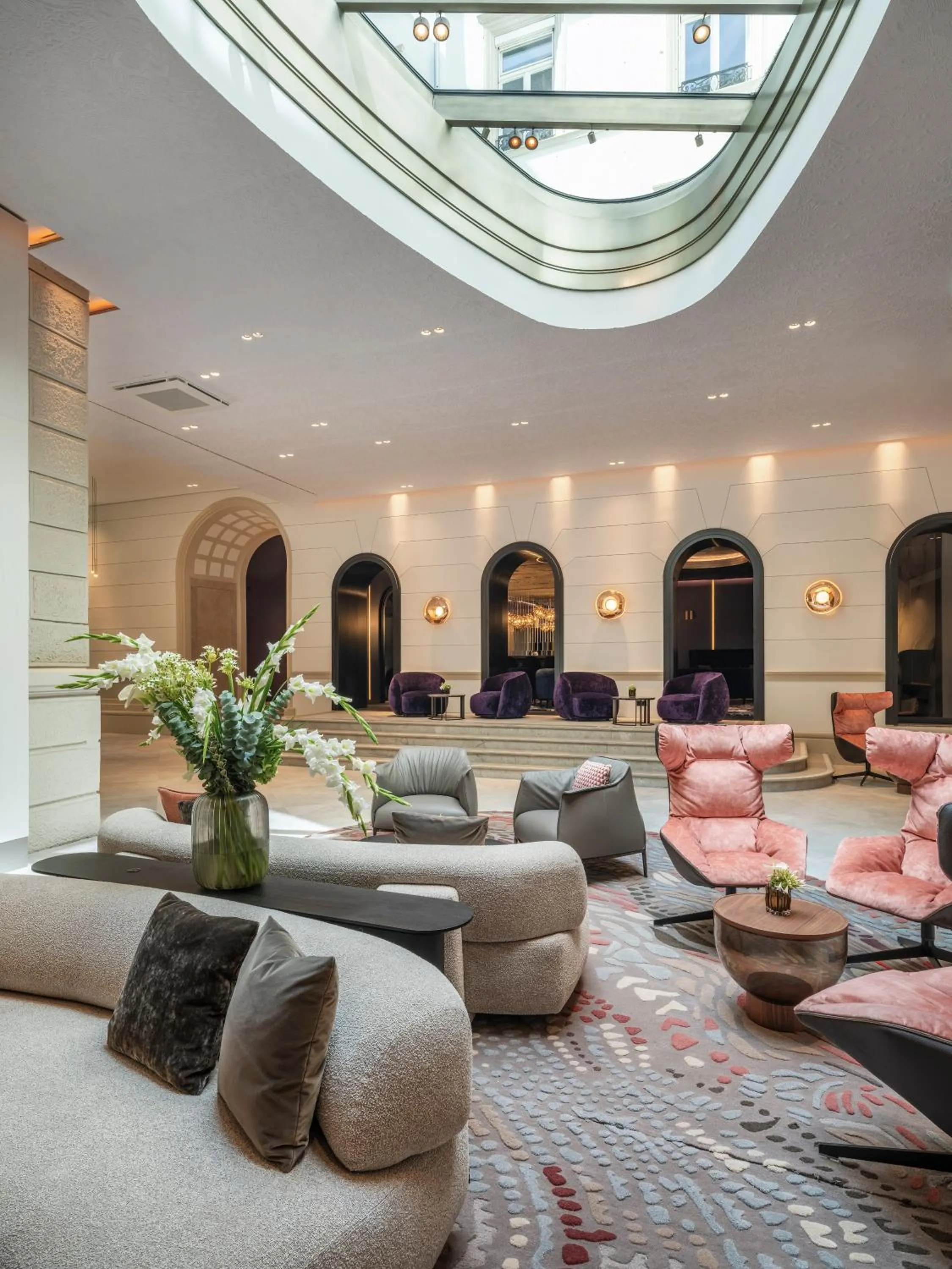 Decorative detail in Steigenberger Icon Europäischer Hof Baden Baden