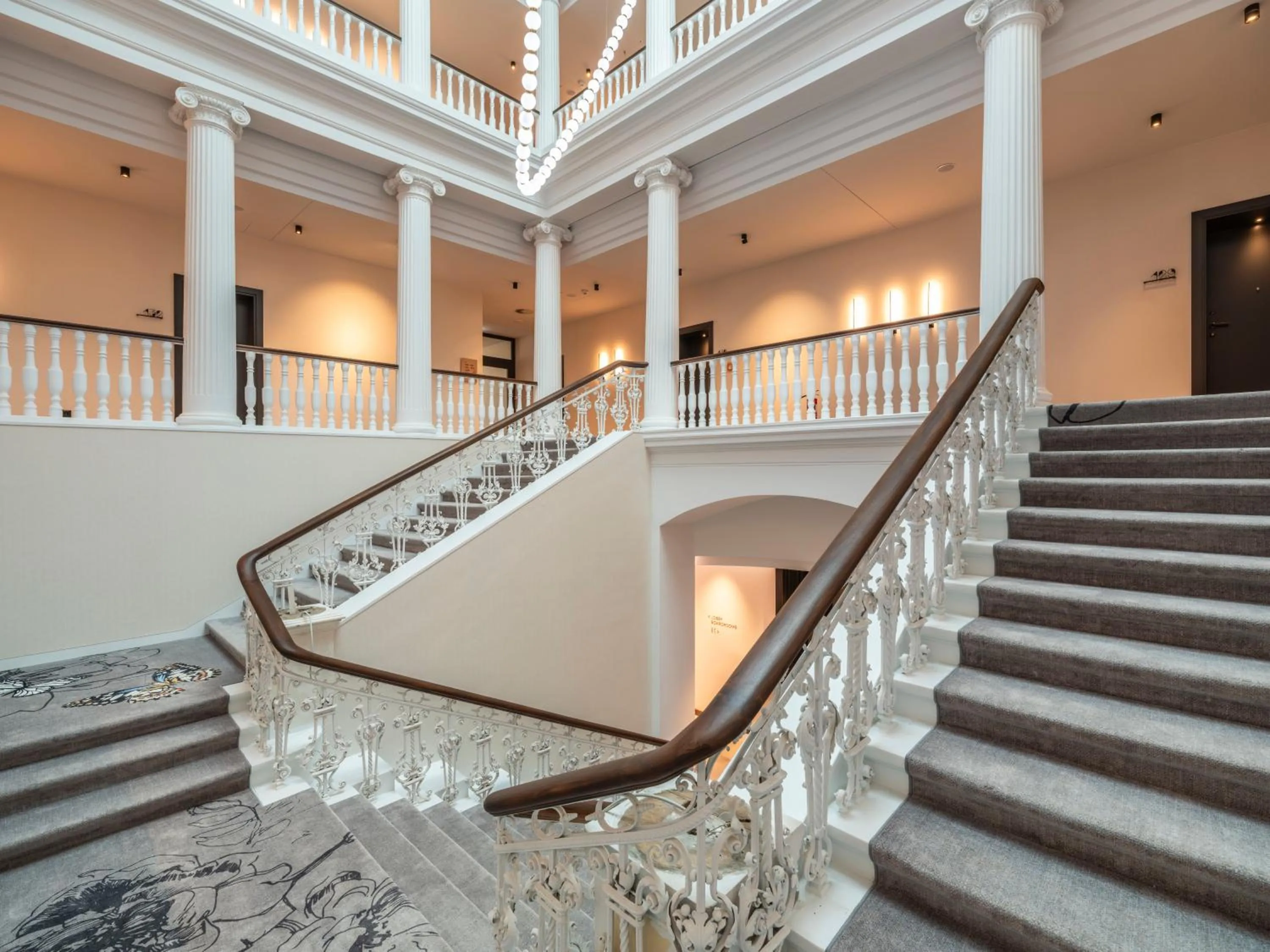 Decorative detail in Steigenberger Icon Europäischer Hof Baden Baden