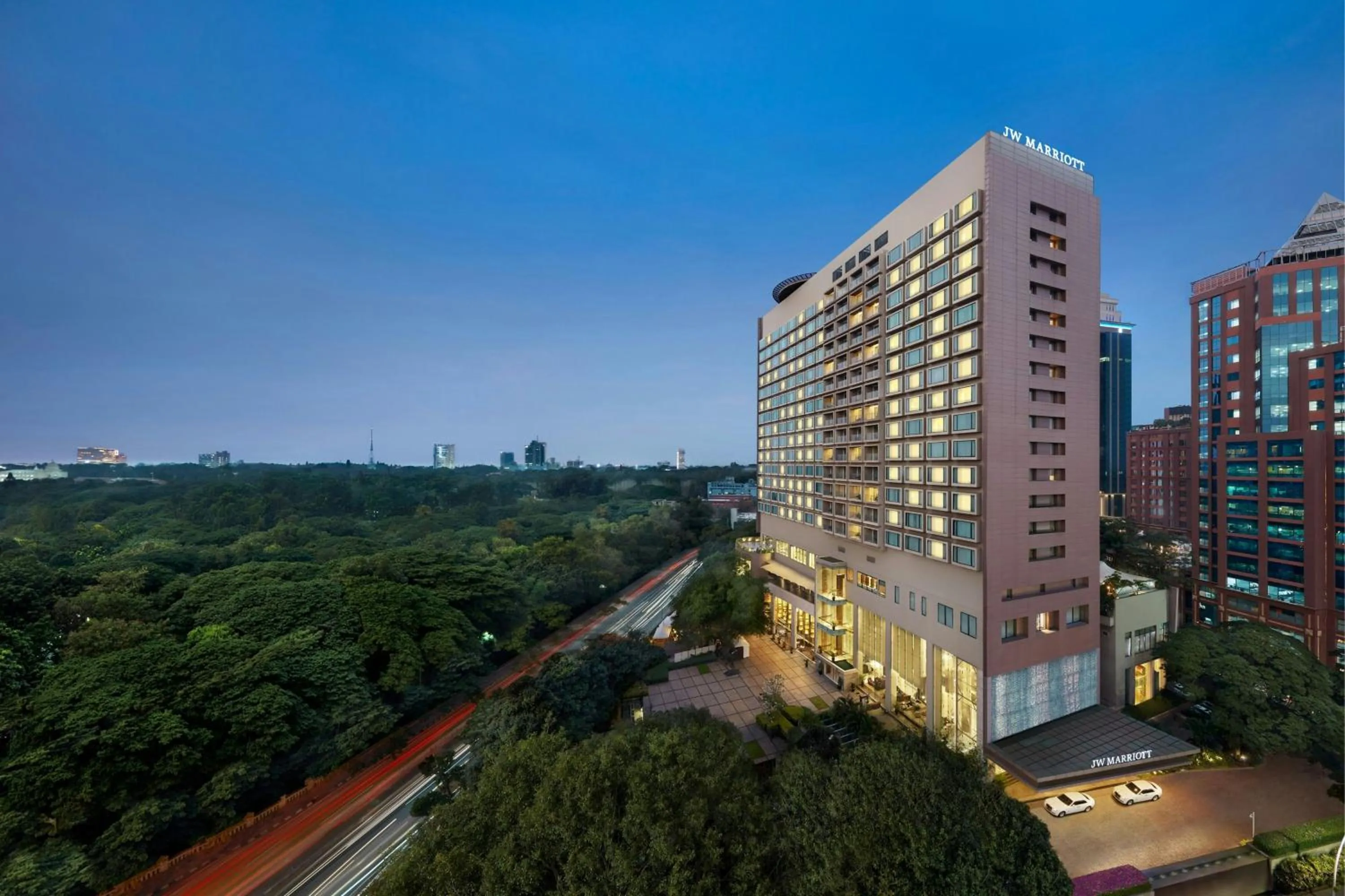 Property building in JW Marriott Hotel Bengaluru