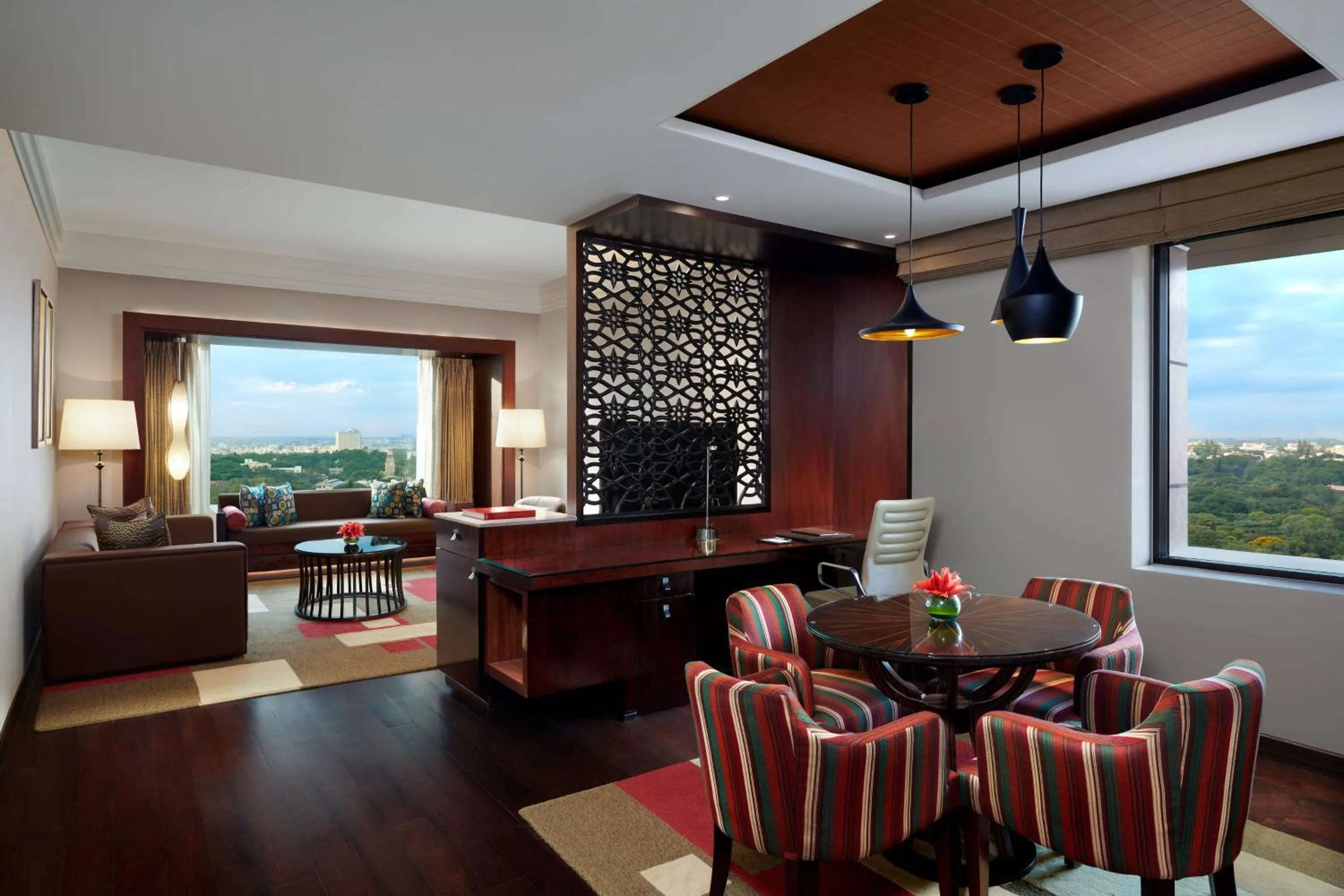Living room in JW Marriott Hotel Bengaluru