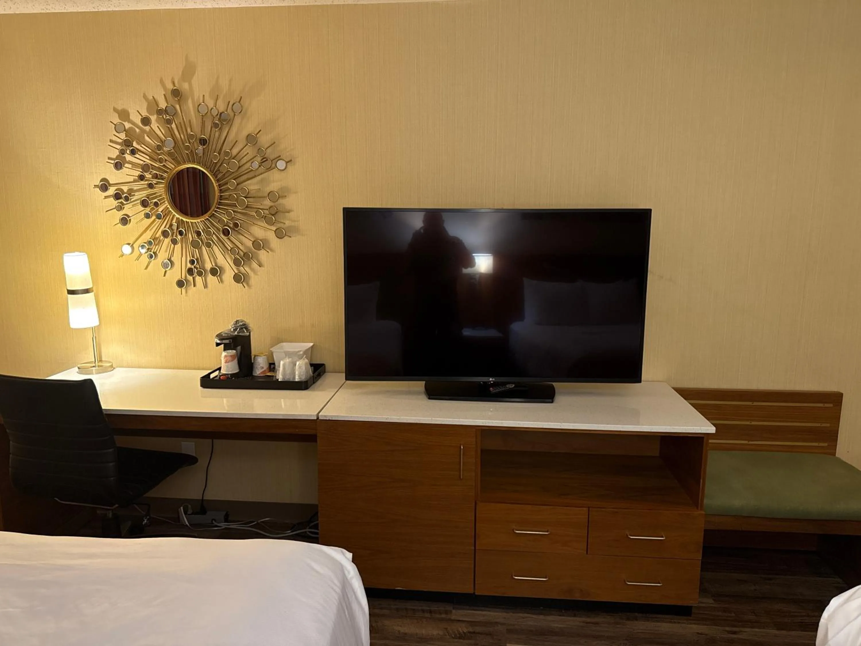 TV and multimedia, Bed in Quality Inn and Conference Center Greeley Downtown