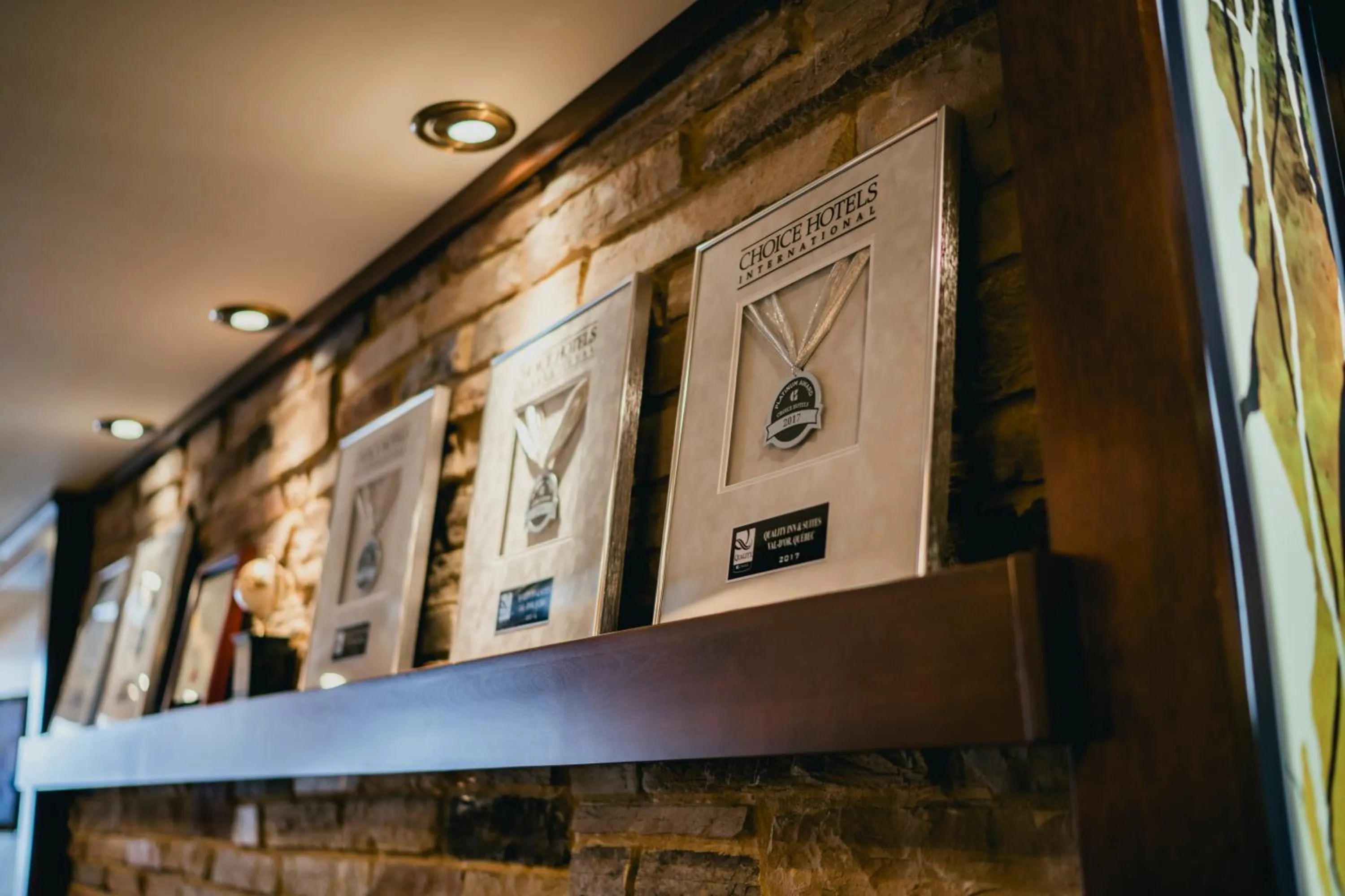 Certificate/Award in Quality Inn & Suites