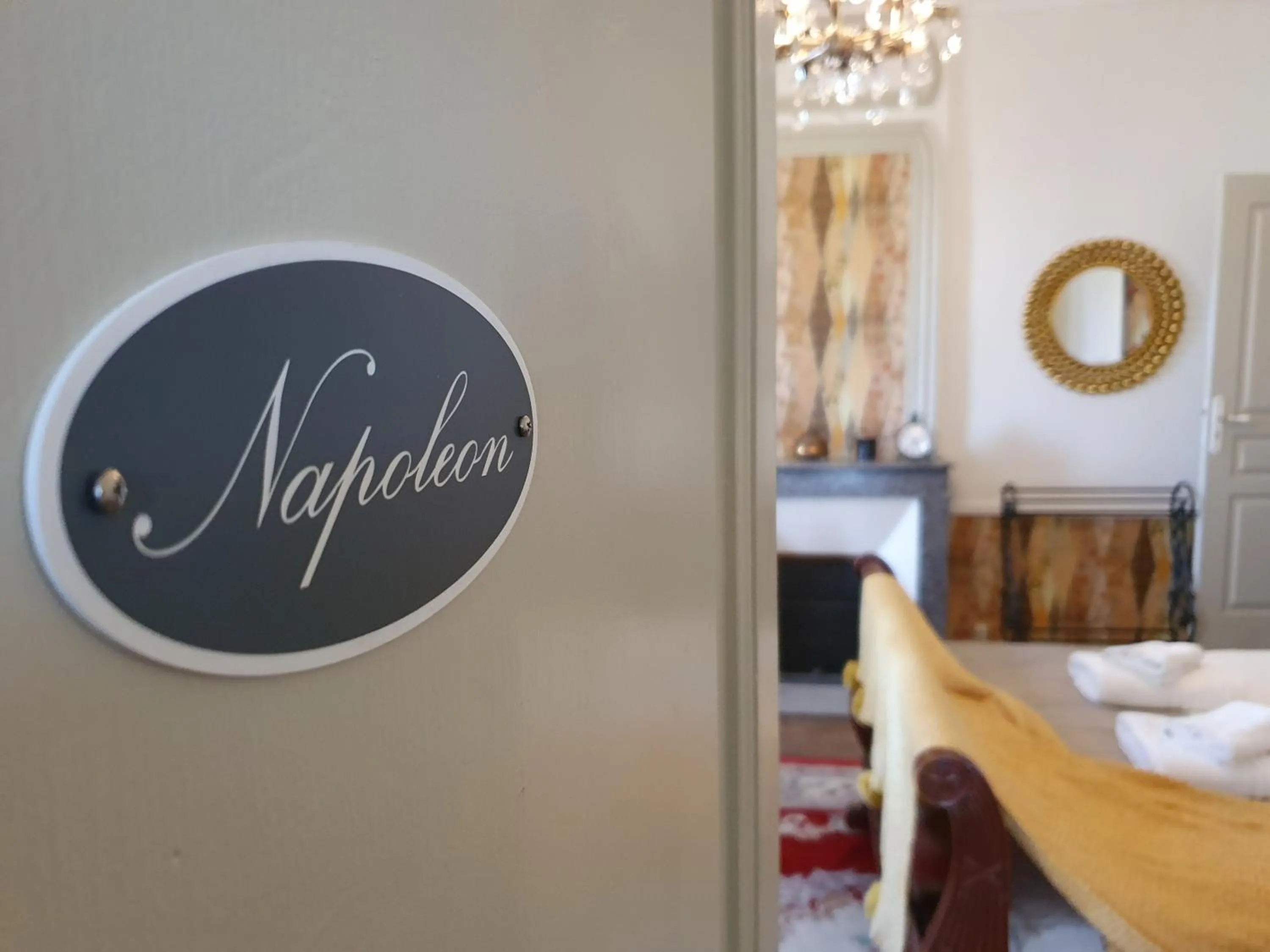 Decorative detail, Bed in Le Logis d'Epargnes B&B and Gite