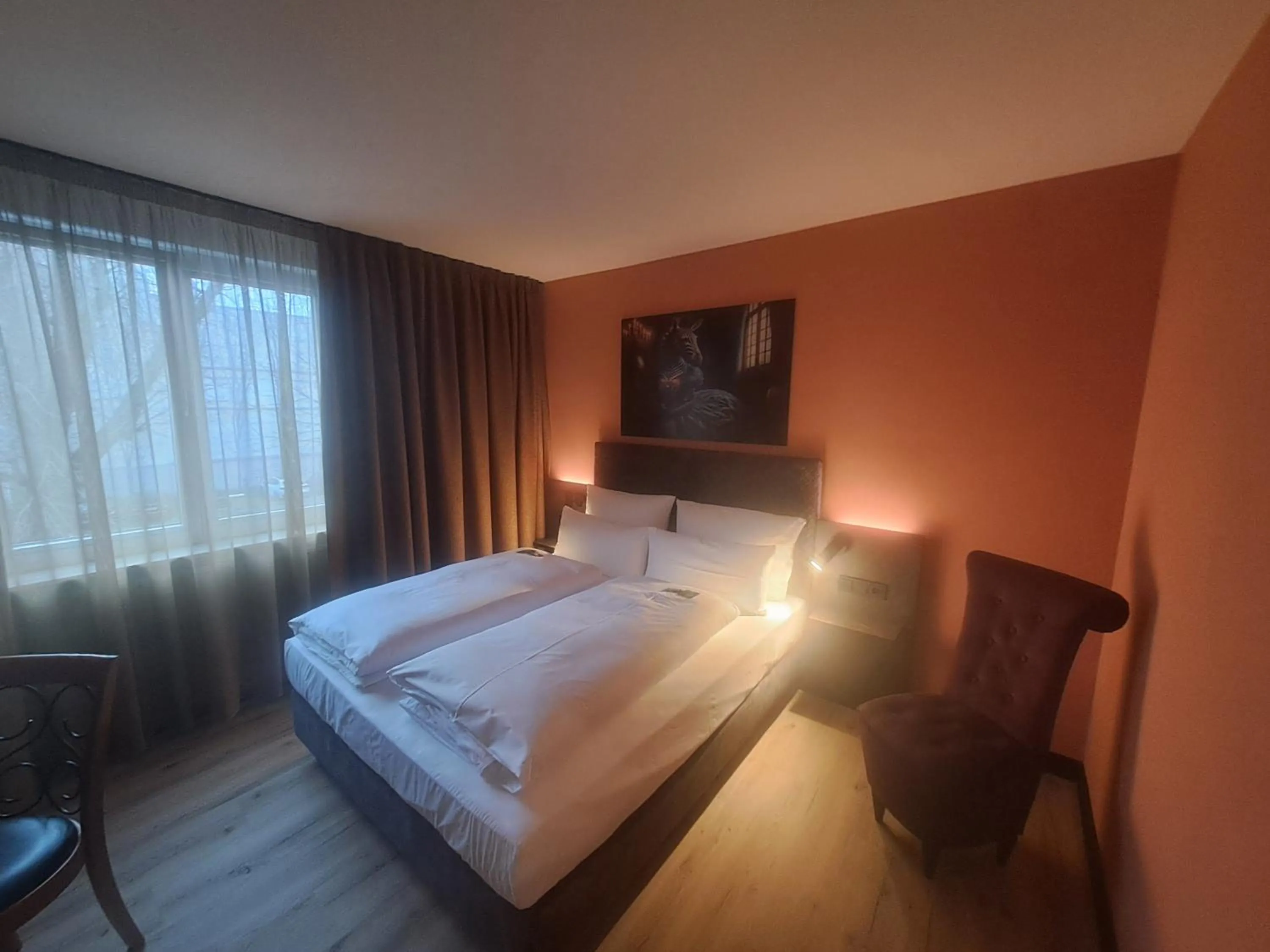 Bed in Turm Hotel