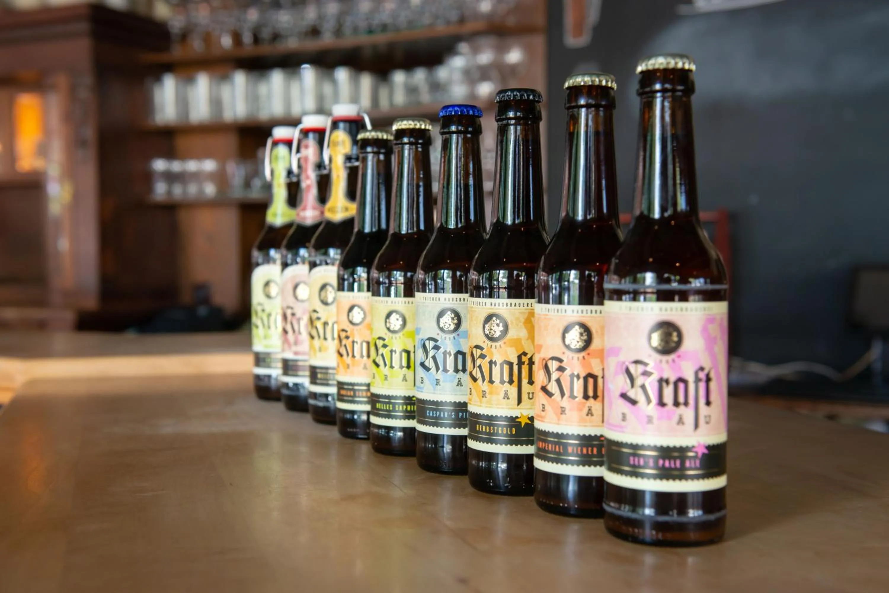 Alcoholic drinks in Blesius Garten