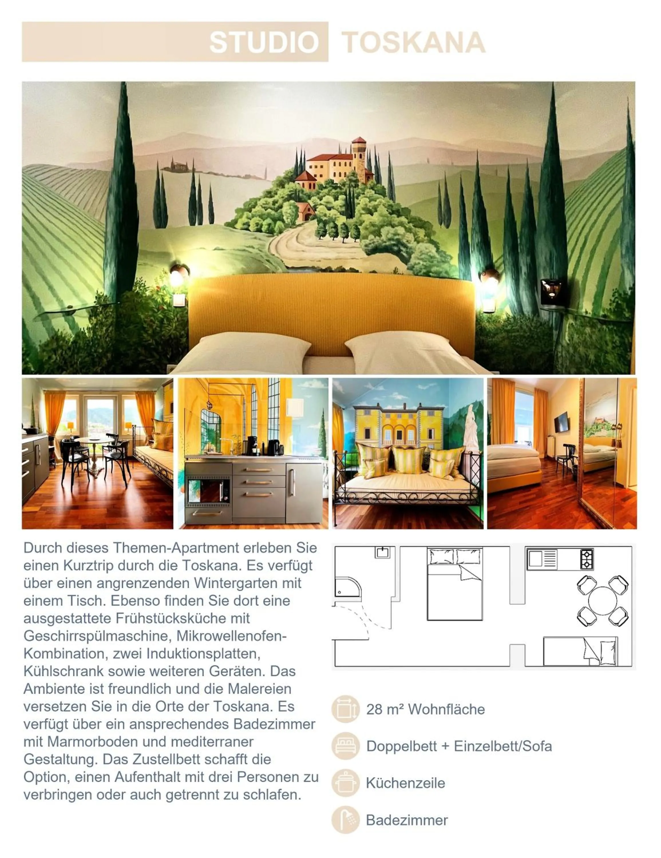 Photo of the whole room in PARK VILLA zentral am Mittelrhein Zimmer&Apartments Self check in Aparthotel