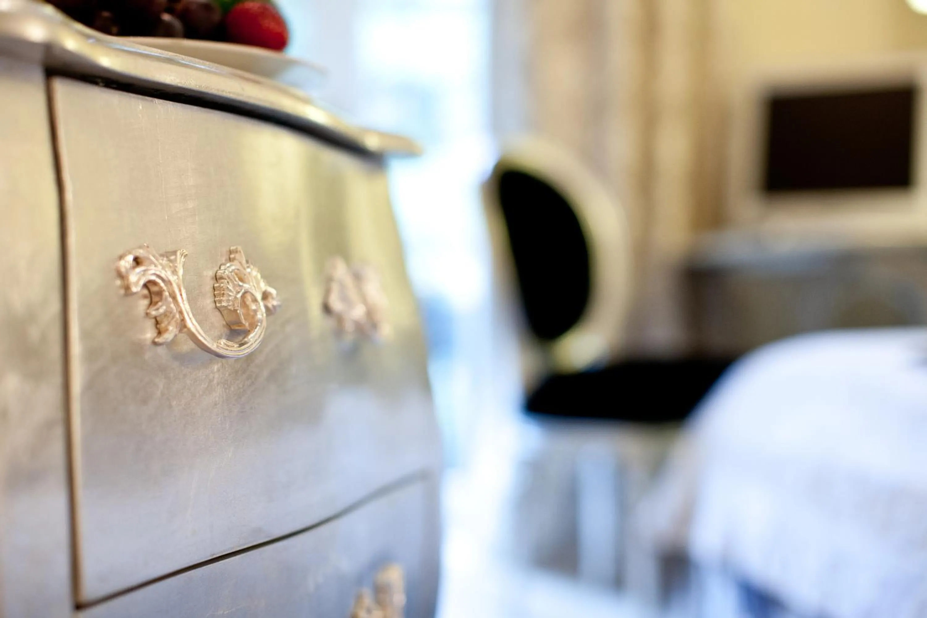 Decorative detail, Bed in PARK VILLA zentral am Mittelrhein Zimmer&Apartments Self check in Aparthotel