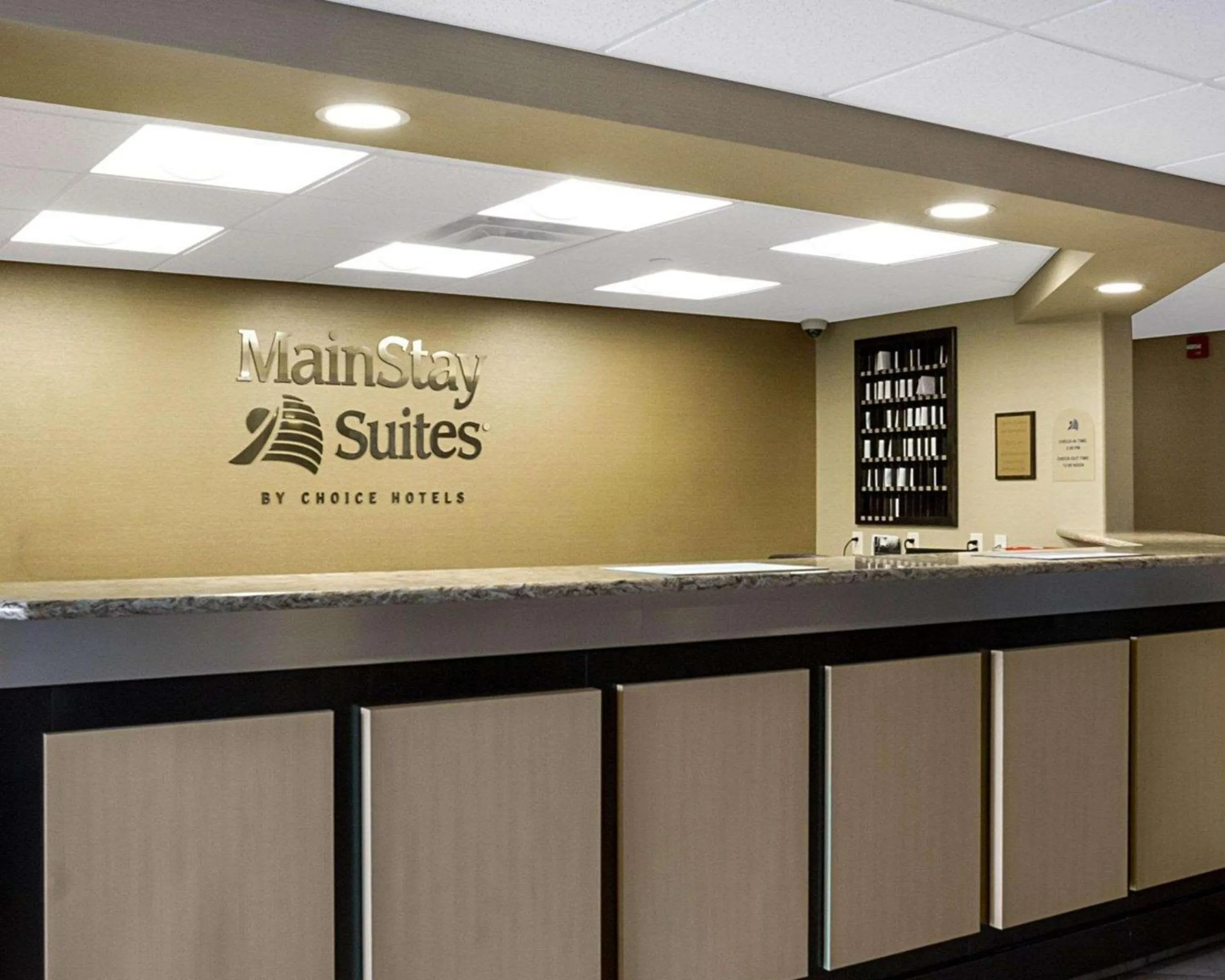 Lobby or reception in MainStay Suites Bismarck