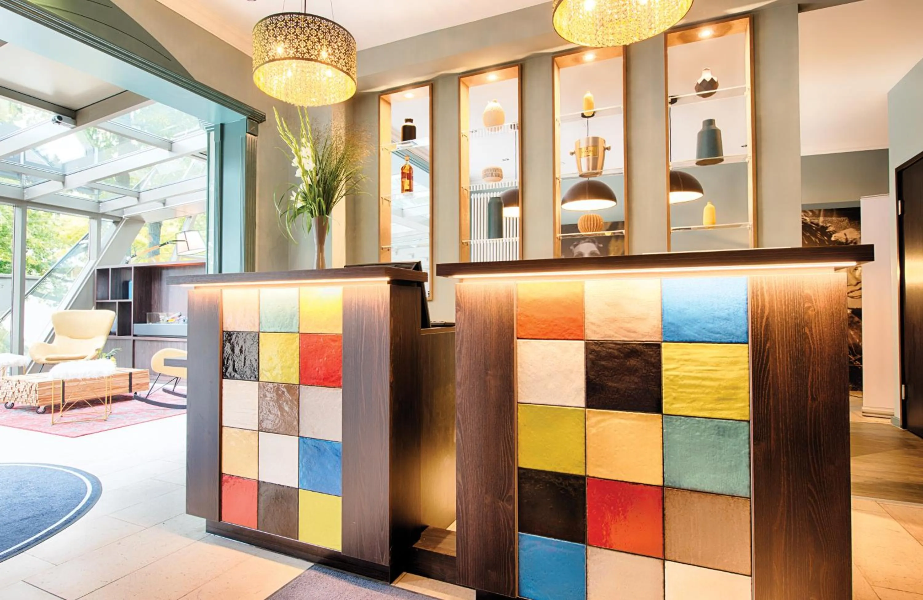 Lobby or reception in Leonardo Boutique Hotel Berlin City South