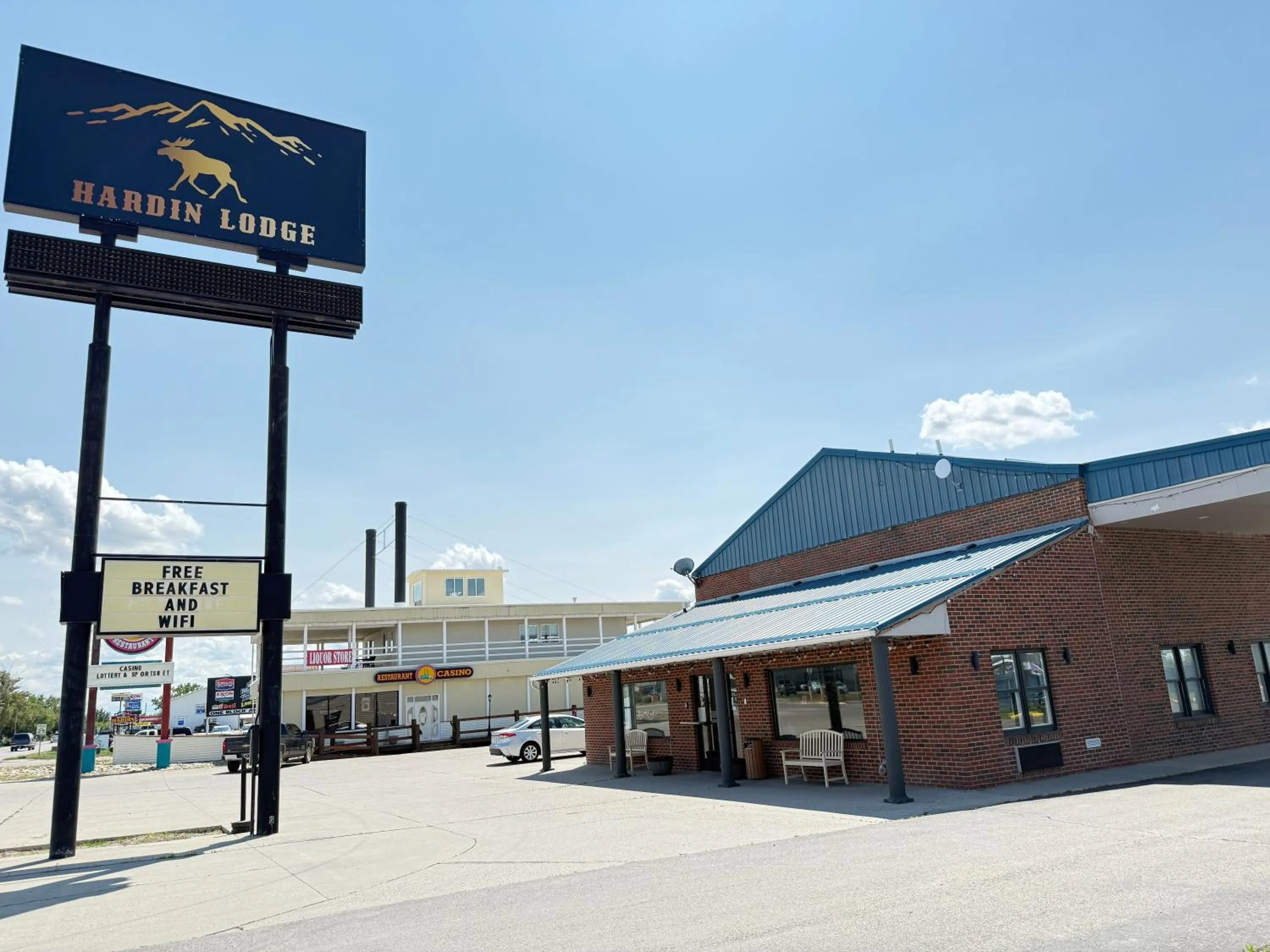 Property building in Hardin Lodge Little Bighorn Battlefield I-90