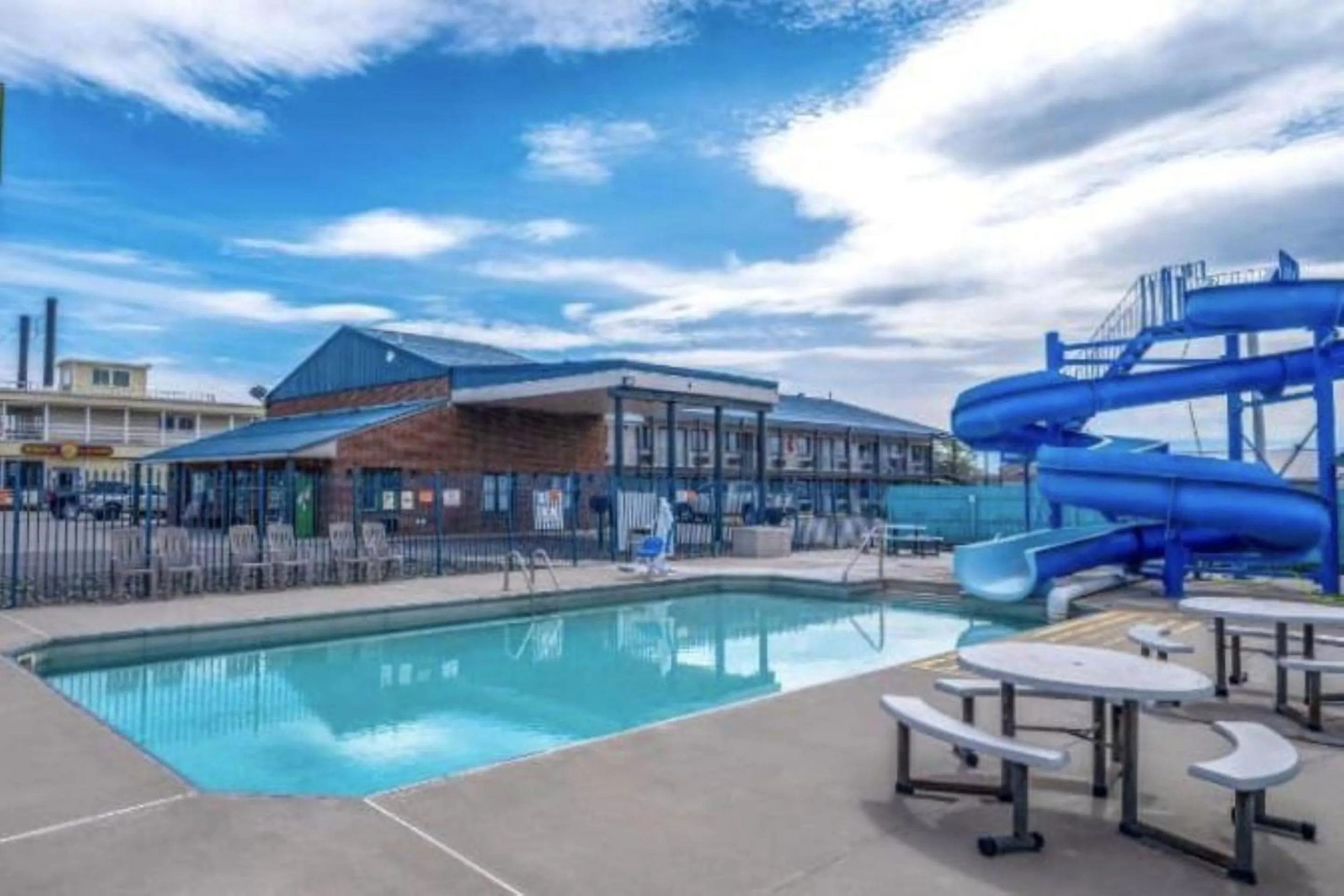 Swimming pool in Hardin Lodge Little Bighorn Battlefield I-90