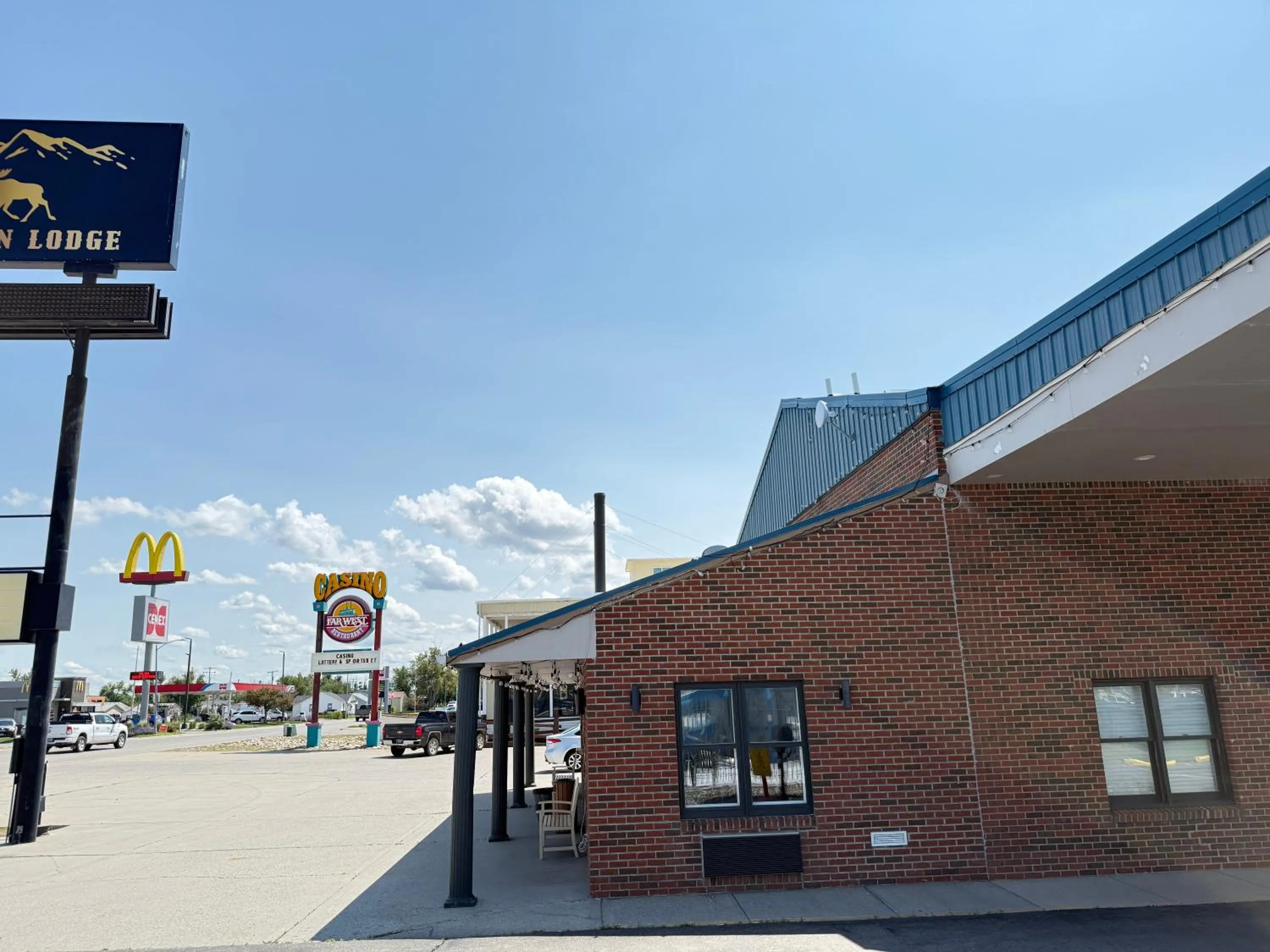 Property building in Hardin Lodge Little Bighorn Battlefield I-90