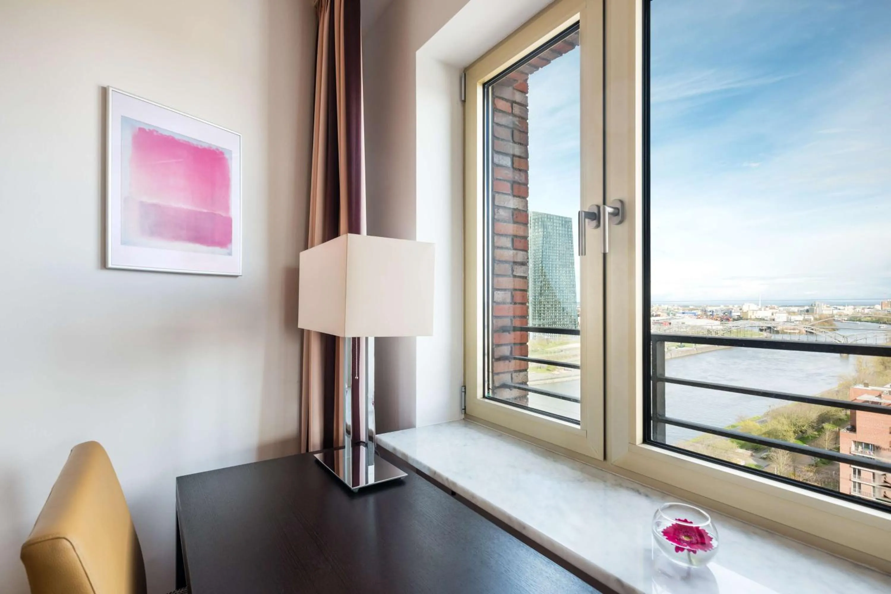 View (from property/room) in Lindner Hotel Frankfurt Main Plaza, part of JdV by Hyatt