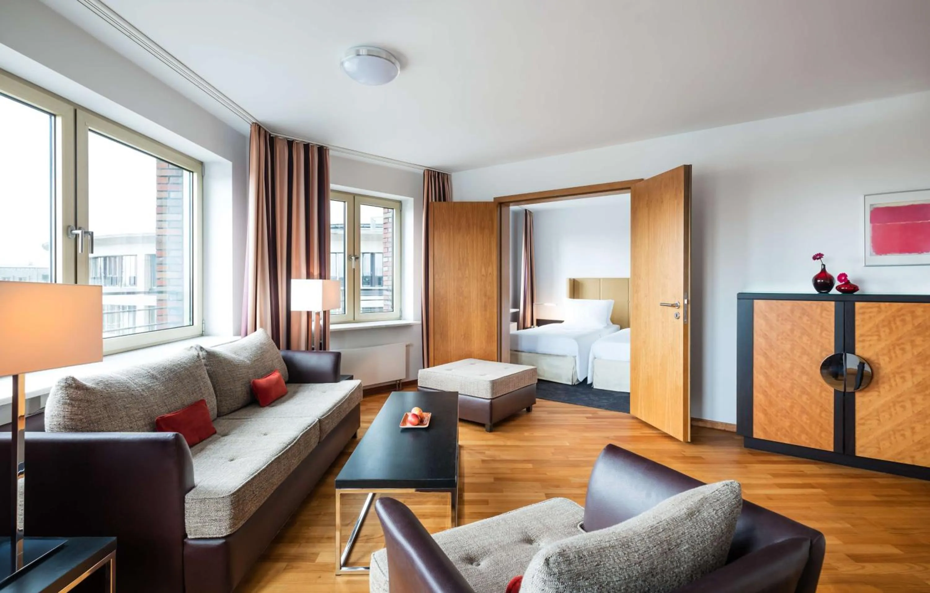 Bedroom in Lindner Hotel Frankfurt Main Plaza, part of JdV by Hyatt