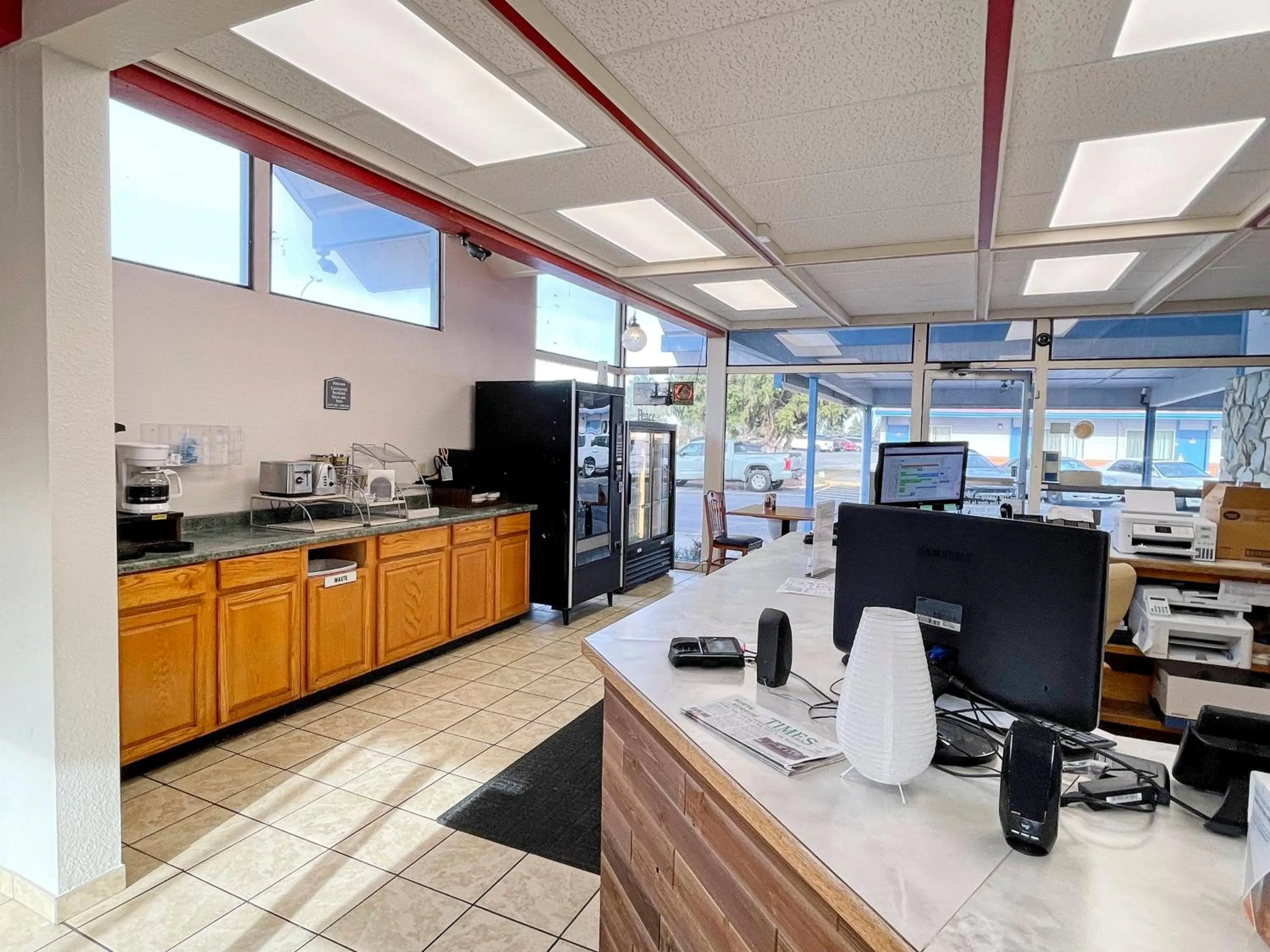 Lobby or reception in Rodeway Inn Boardman - Hermiston