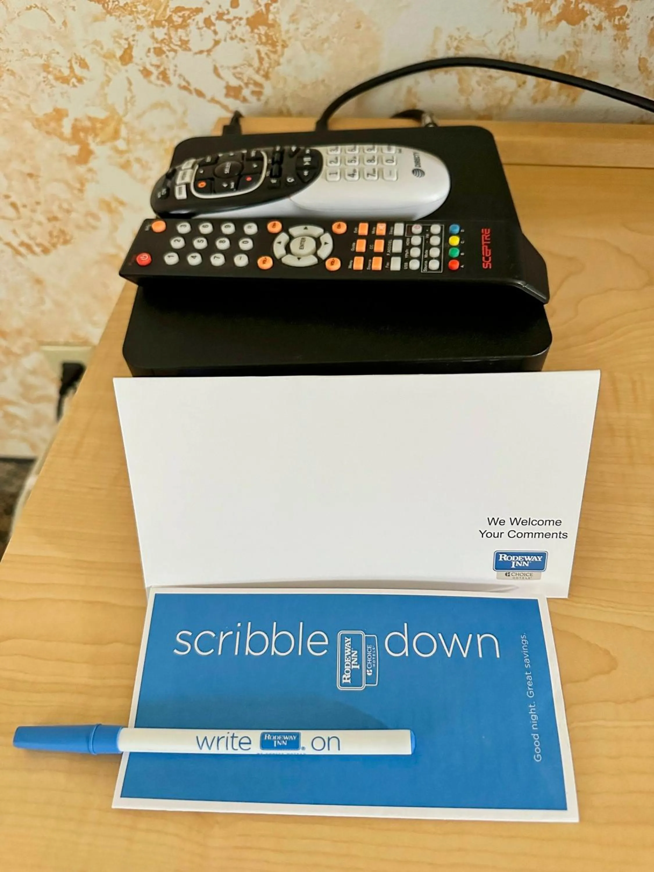 Text overlay in Rodeway Inn Boardman - Hermiston