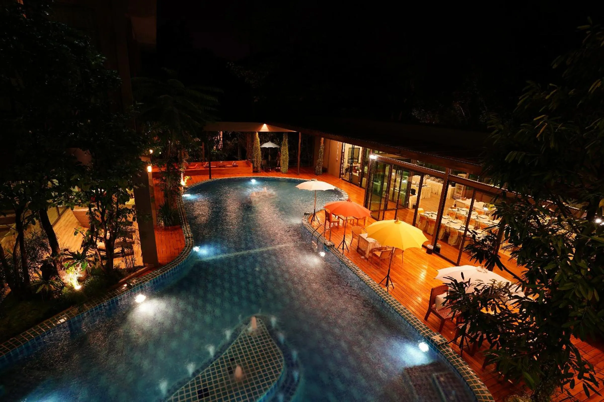 Bird's eye view in Treescape Resort Chiangmai