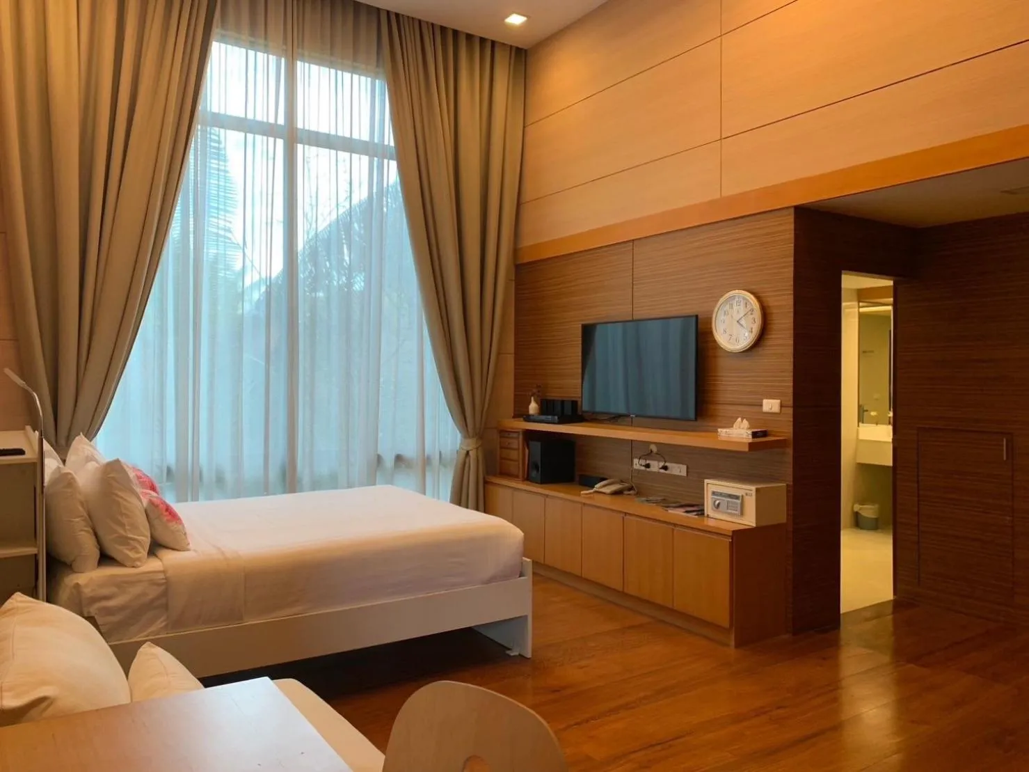 Bed in Treescape Resort Chiangmai