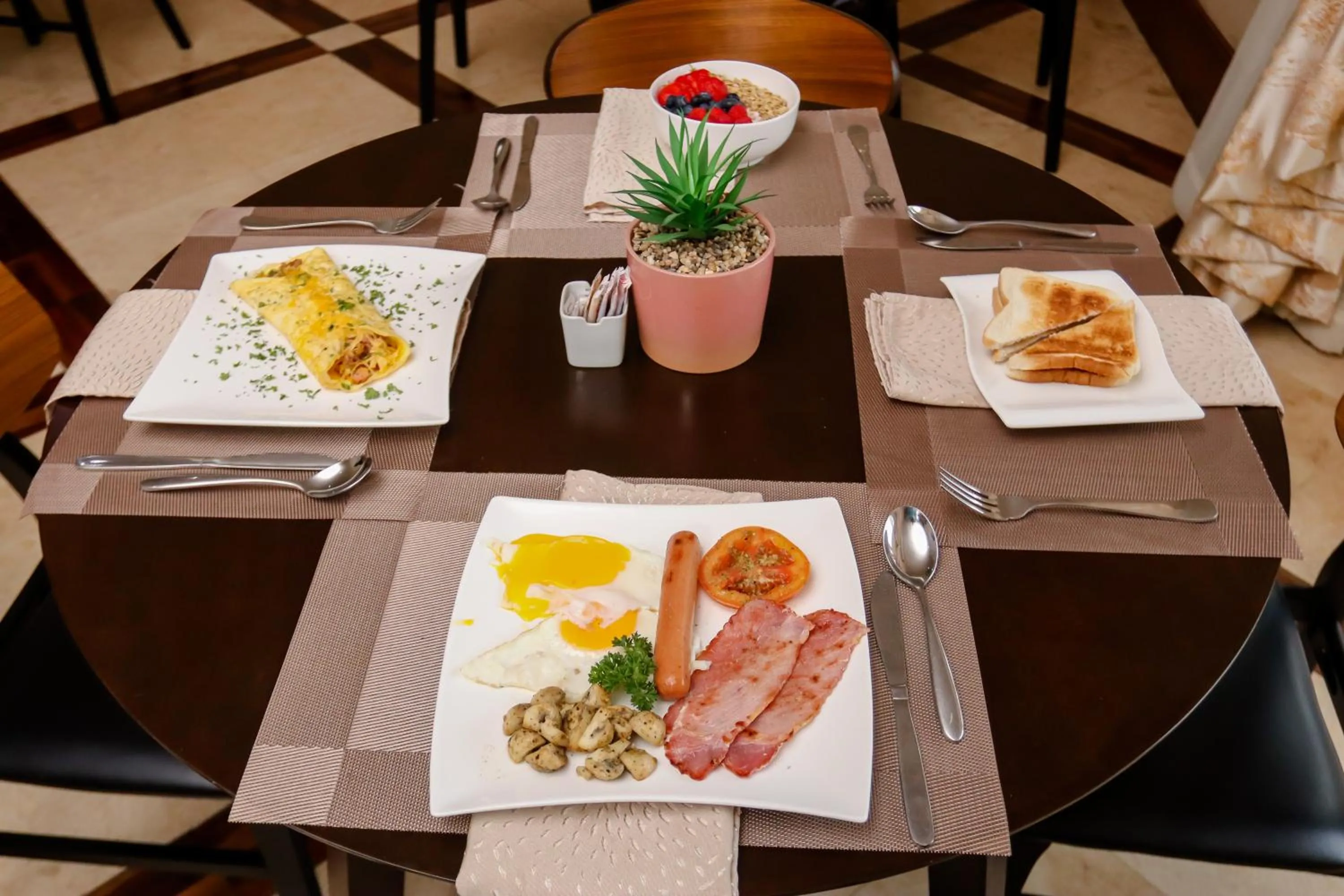 Breakfast in TDM's Boutique Guest House