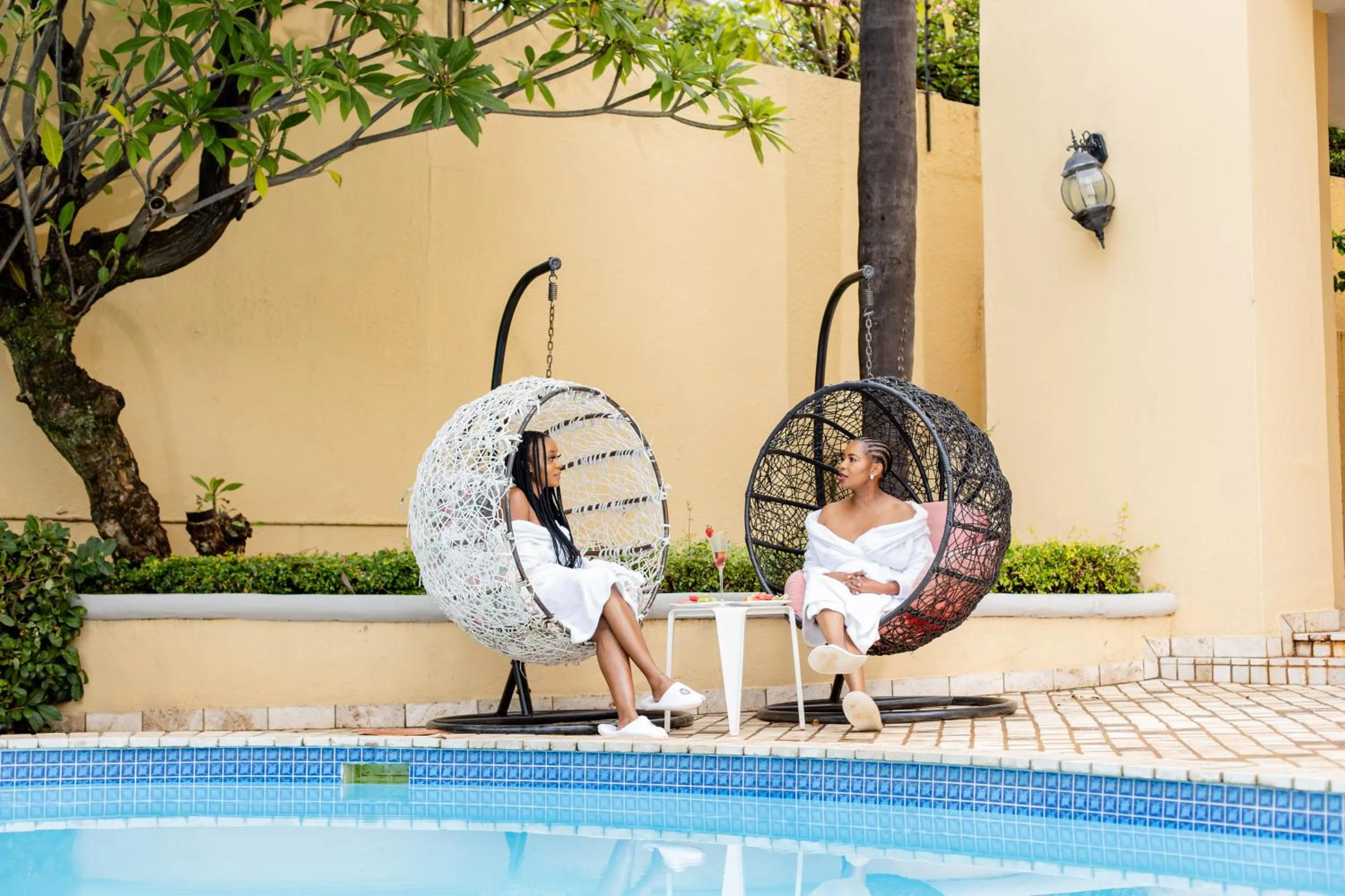 Swimming pool in TDM's Boutique Guest House