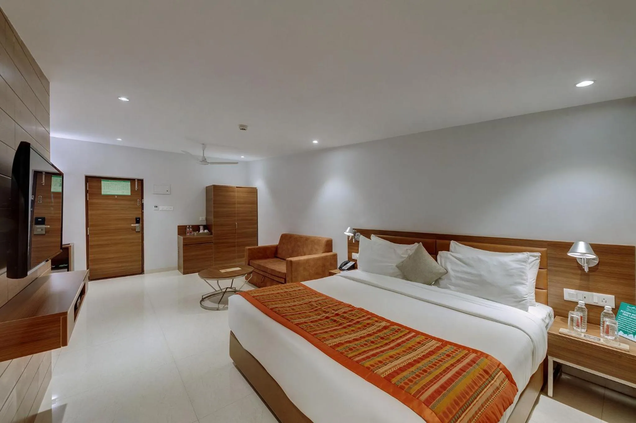 Bed in The Fern Sardar Sarovar Resort Kevadia, Gujarat, Series by Marriott