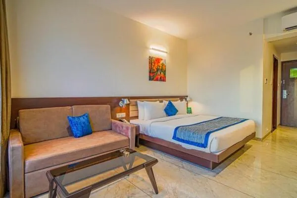 View (from property/room), Bed in The Fern Sardar Sarovar Resort Kevadia, Gujarat, Series by Marriott