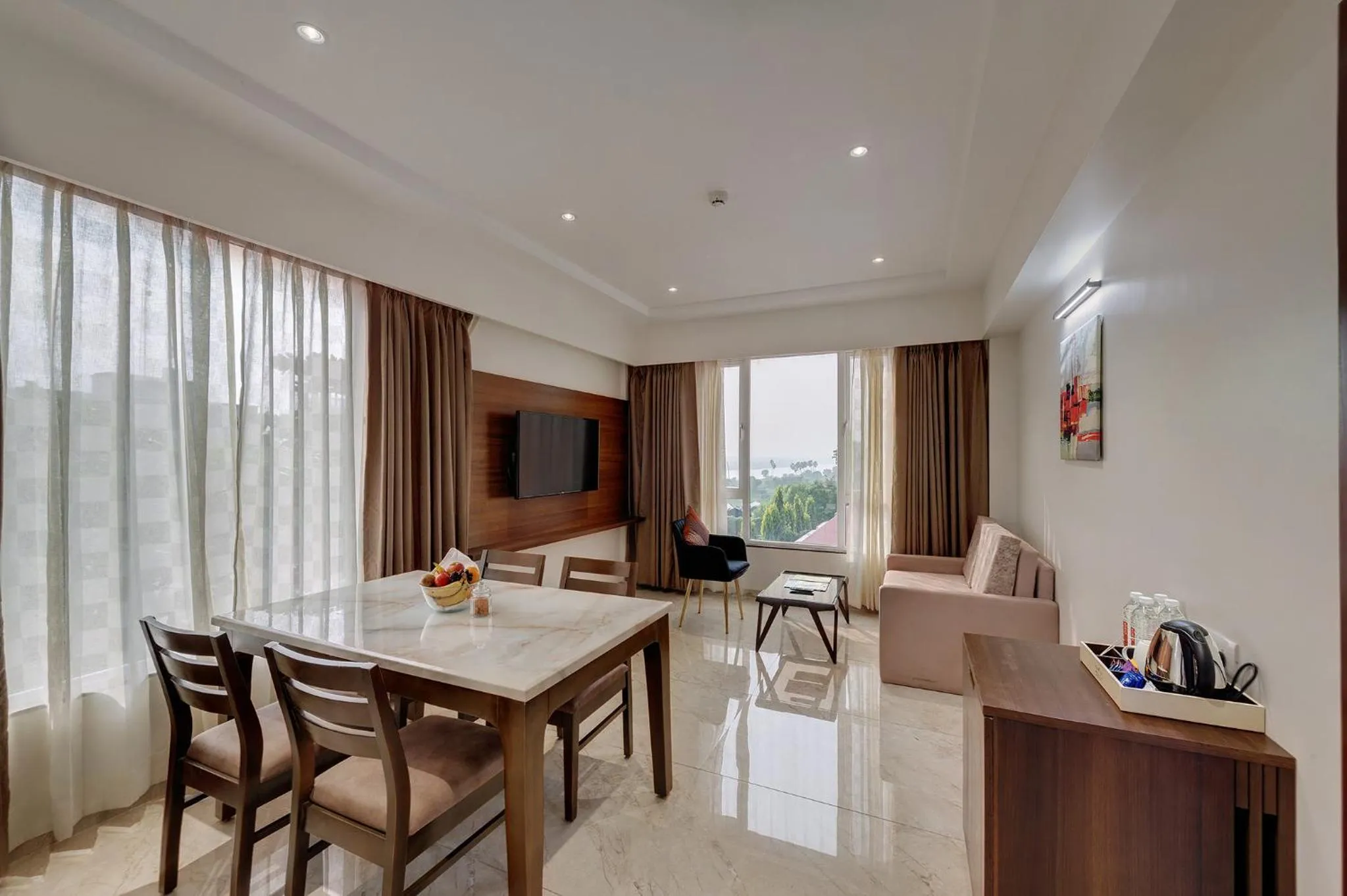 Dining area in The Fern Sardar Sarovar Resort Kevadia, Gujarat, Series by Marriott