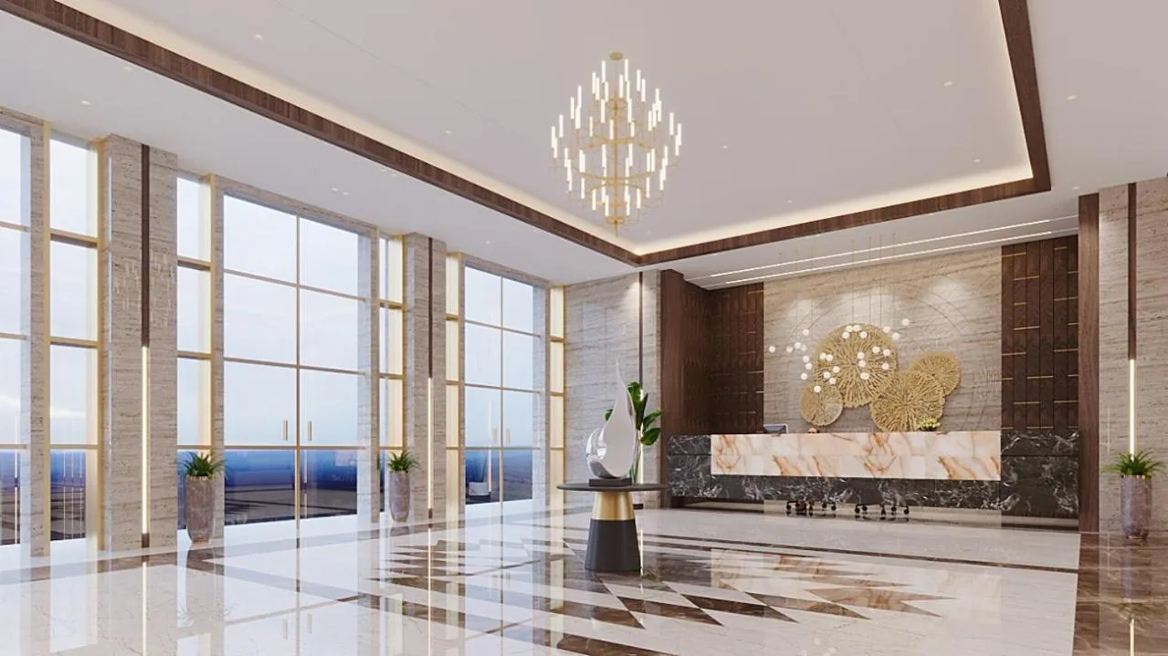 Lobby or reception in The Fern Sardar Sarovar Resort Kevadia, Gujarat, Series by Marriott