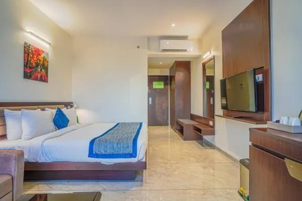 View (from property/room), Bed in The Fern Sardar Sarovar Resort Kevadia, Gujarat, Series by Marriott