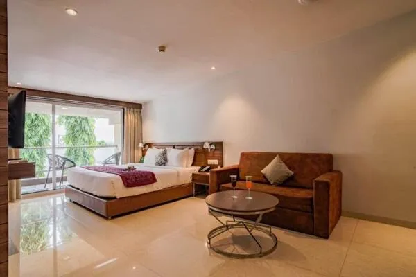 View (from property/room), Bed in The Fern Sardar Sarovar Resort Kevadia, Gujarat, Series by Marriott