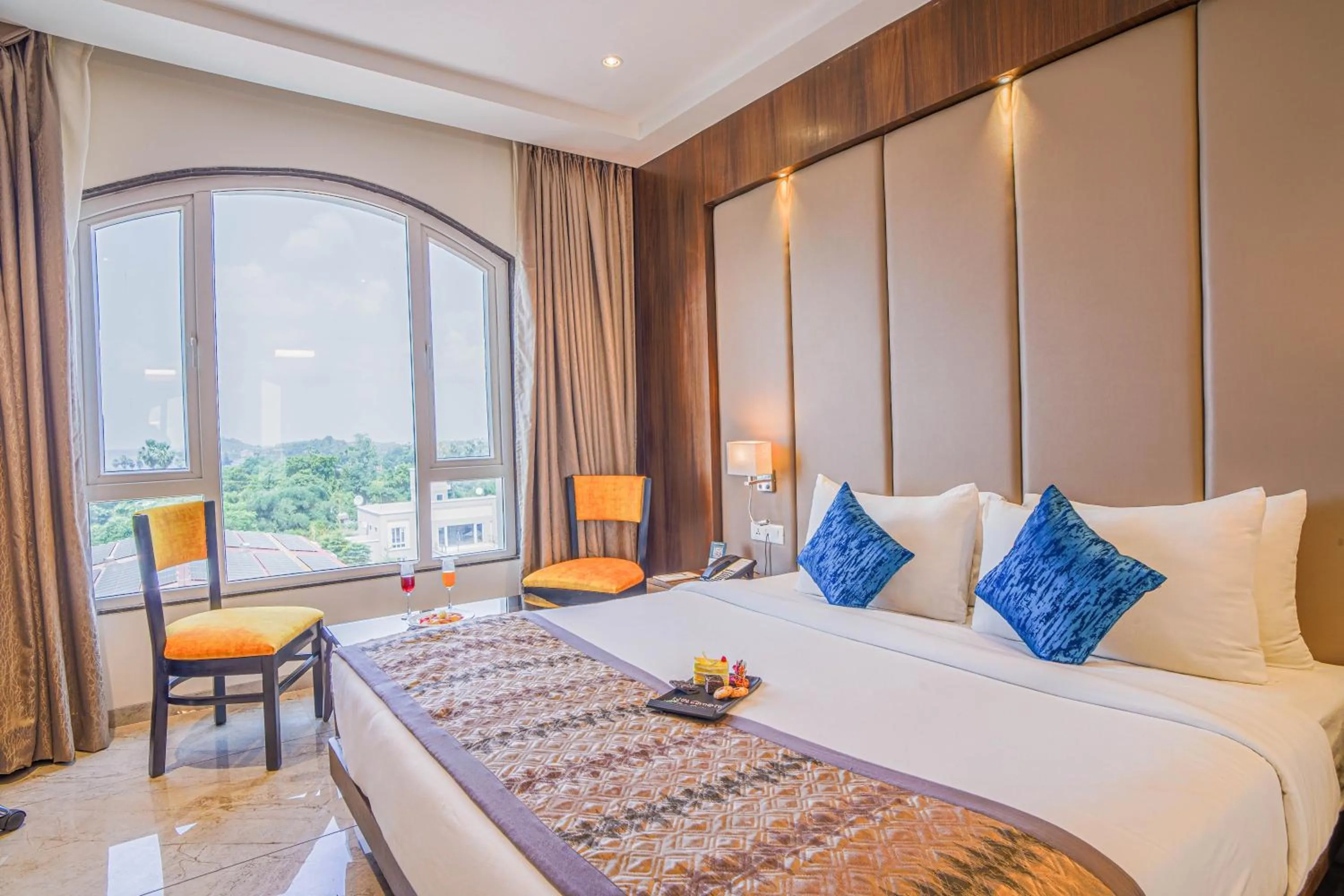 Living room, Bed in The Fern Sardar Sarovar Resort Kevadia, Gujarat, Series by Marriott