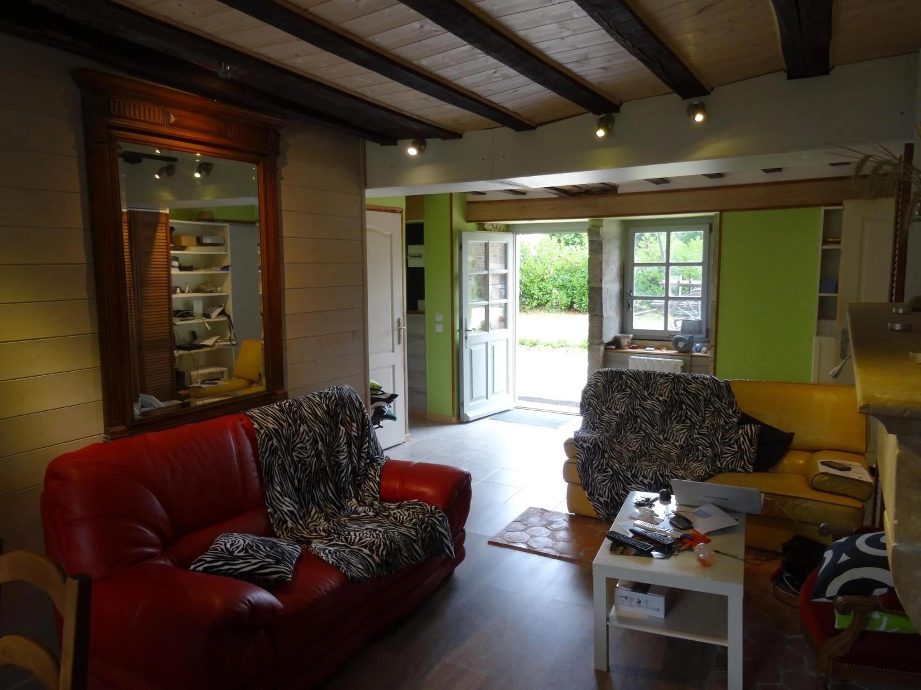 Living room in Datcha Bourguignonne, Chambres & Gîte