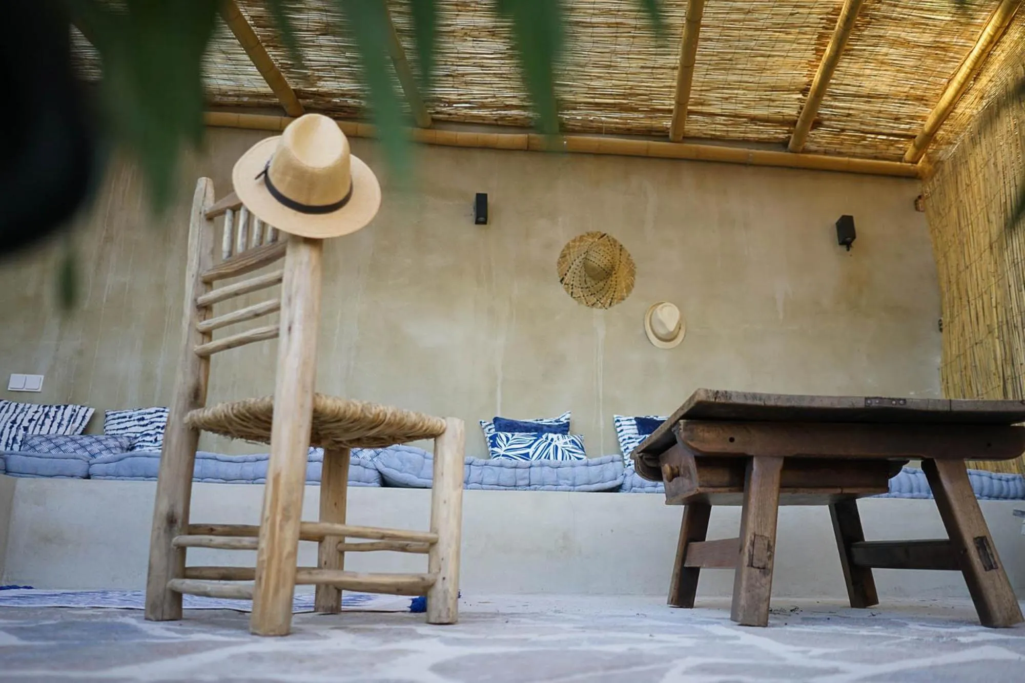 Patio in Ronda Center Apartments with Pool