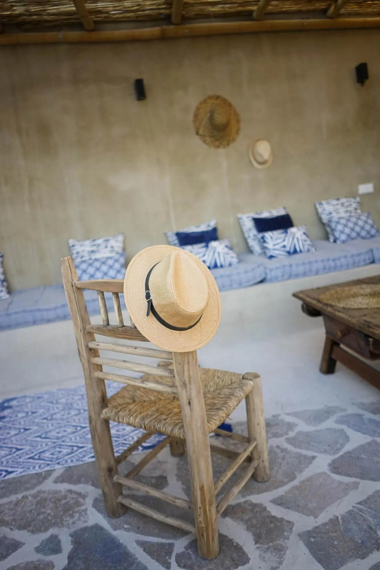 Patio in Ronda Center Apartments with Pool
