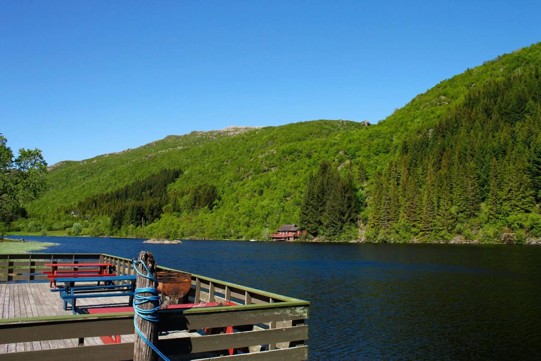 Natural landscape in Lofoten Camp