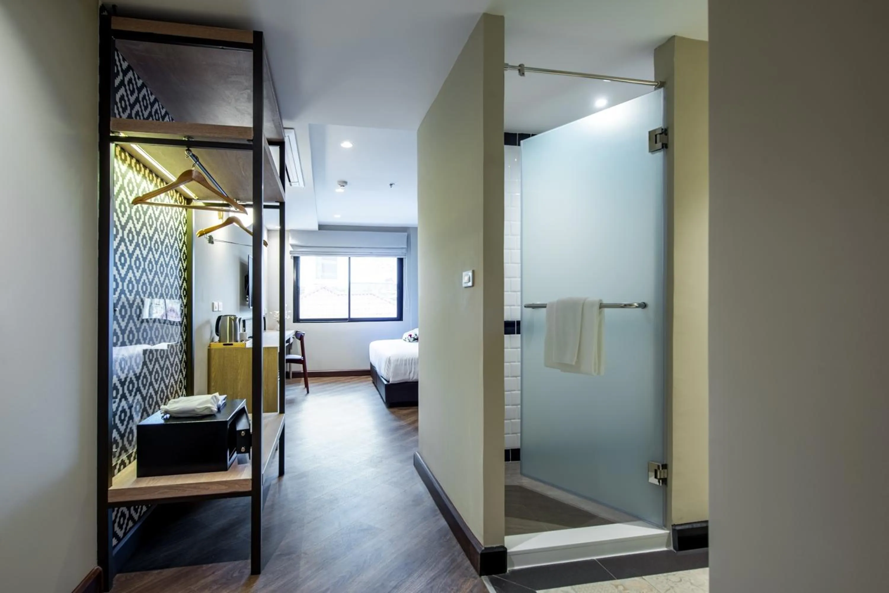 Bathroom, Bed in The Cotton Saladaeng Hotel