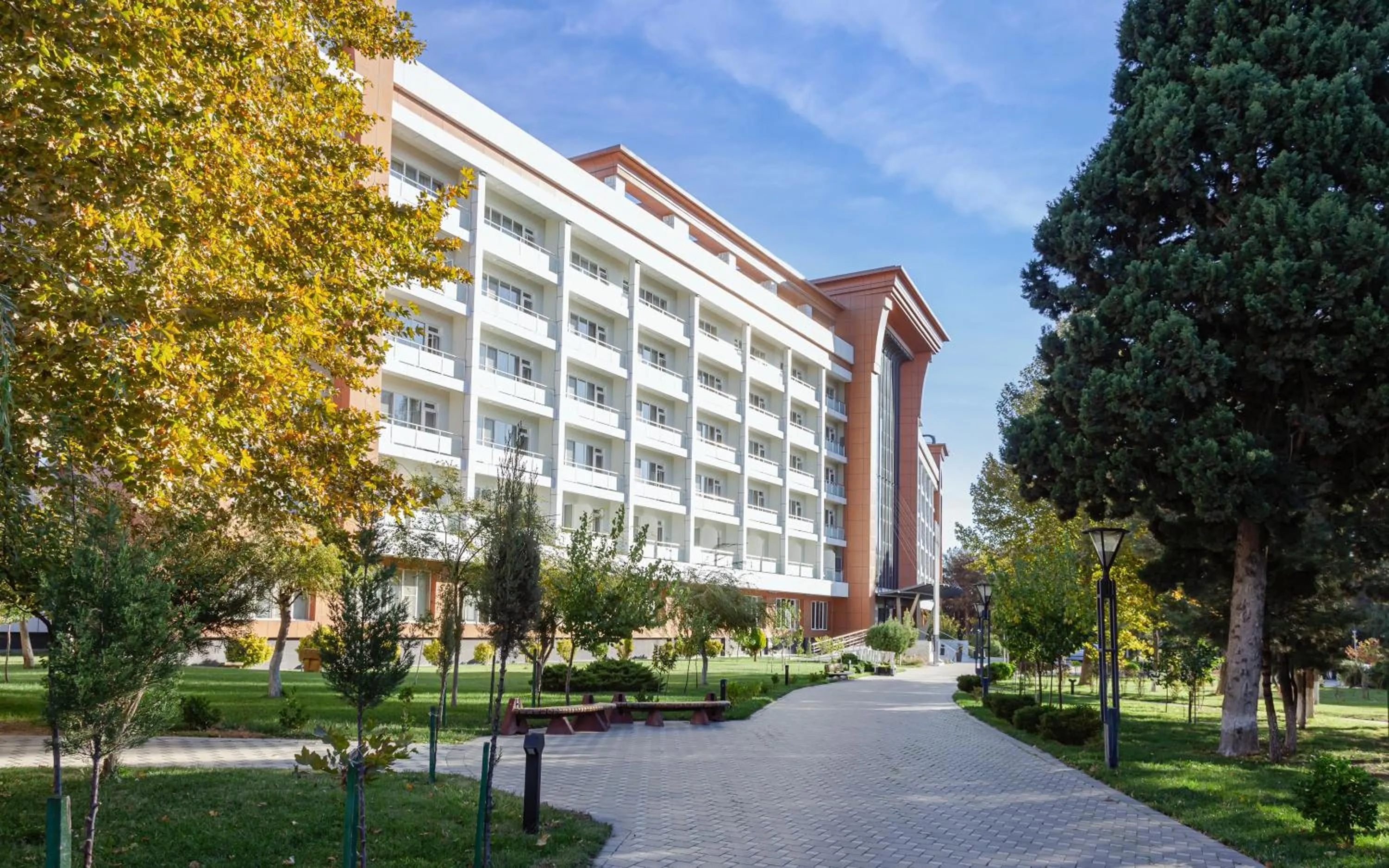 Property building in Chinar Health Hotel Naftalan