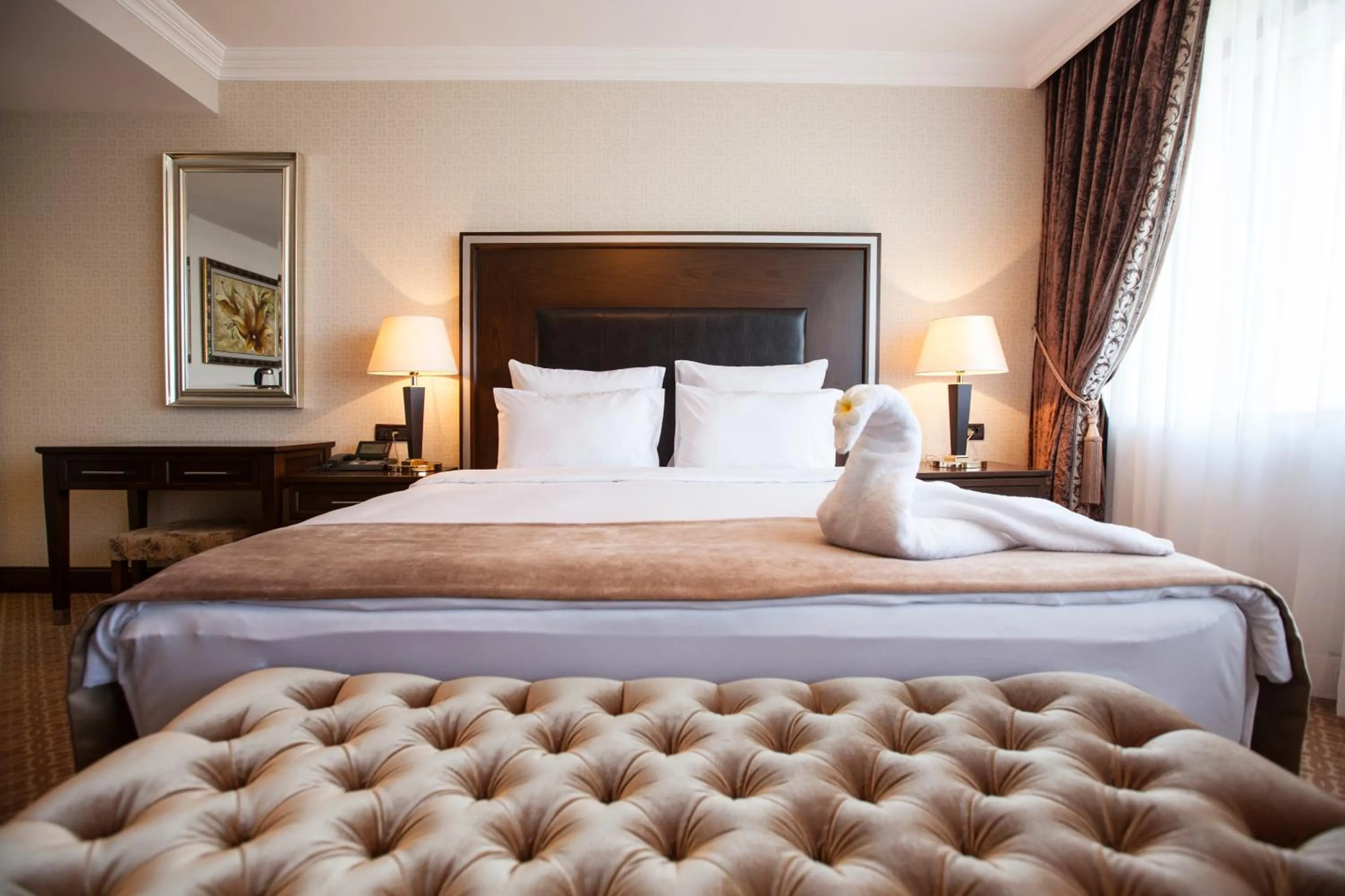 Bedroom, Bed in Chinar Health Hotel Naftalan