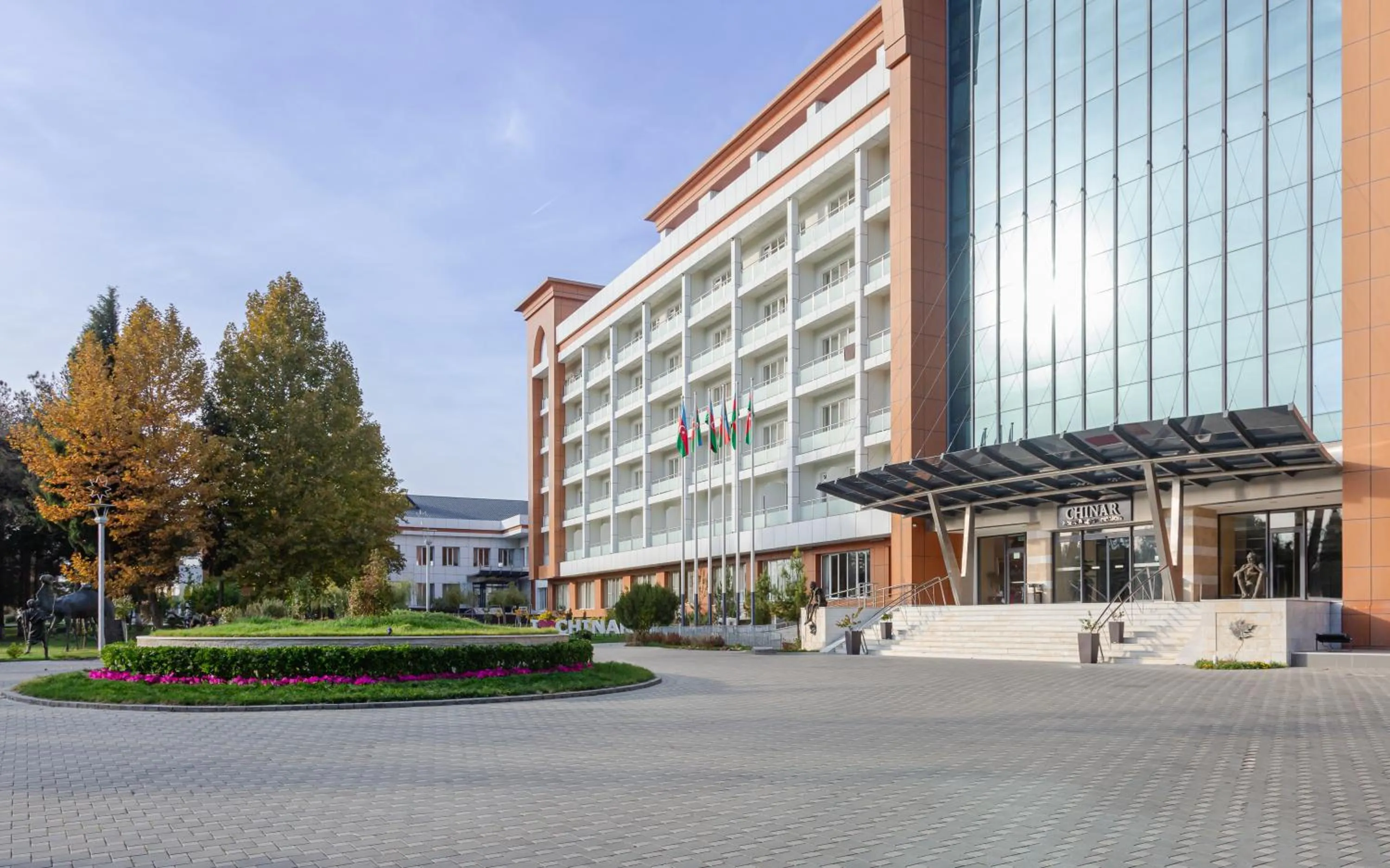 Property building in Chinar Health Hotel Naftalan