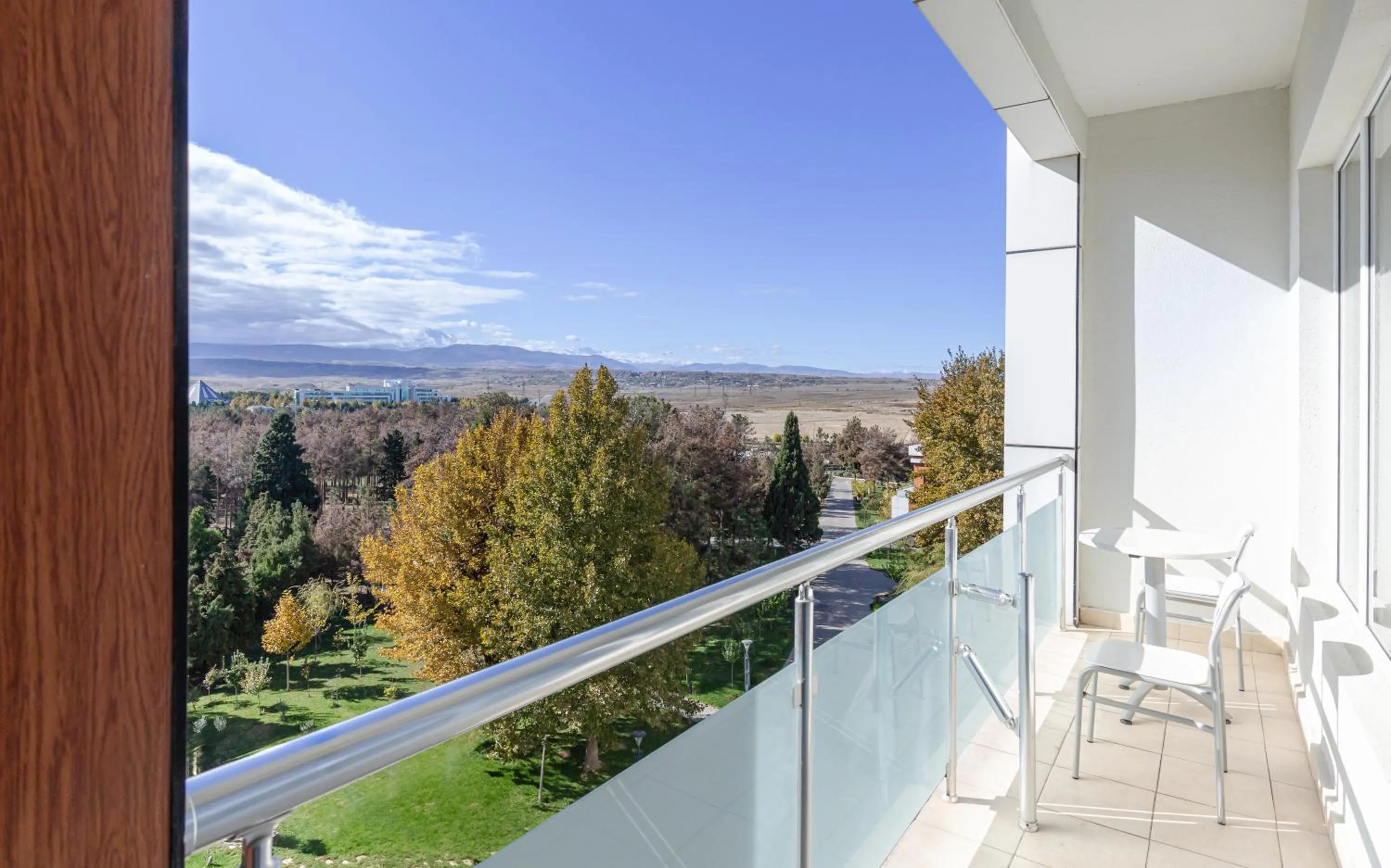 Balcony/Terrace in Chinar Health Hotel Naftalan