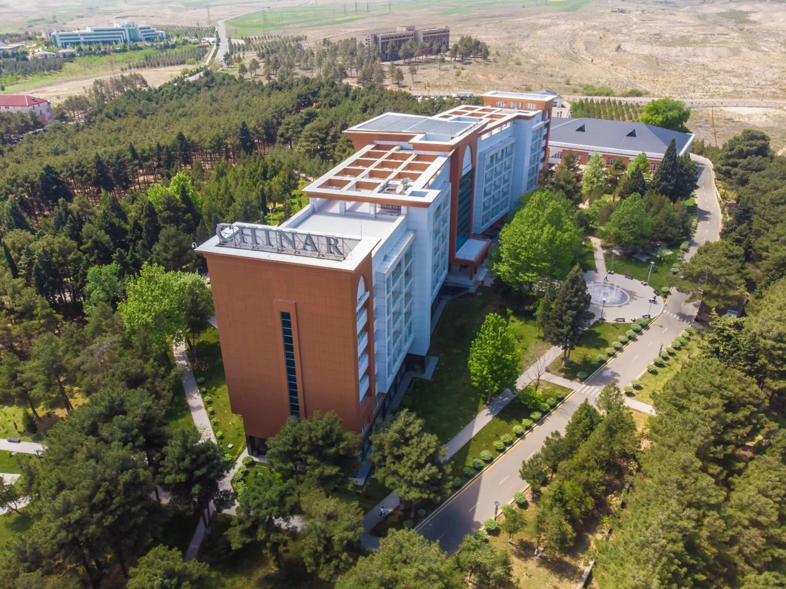 Property building in Chinar Health Hotel Naftalan