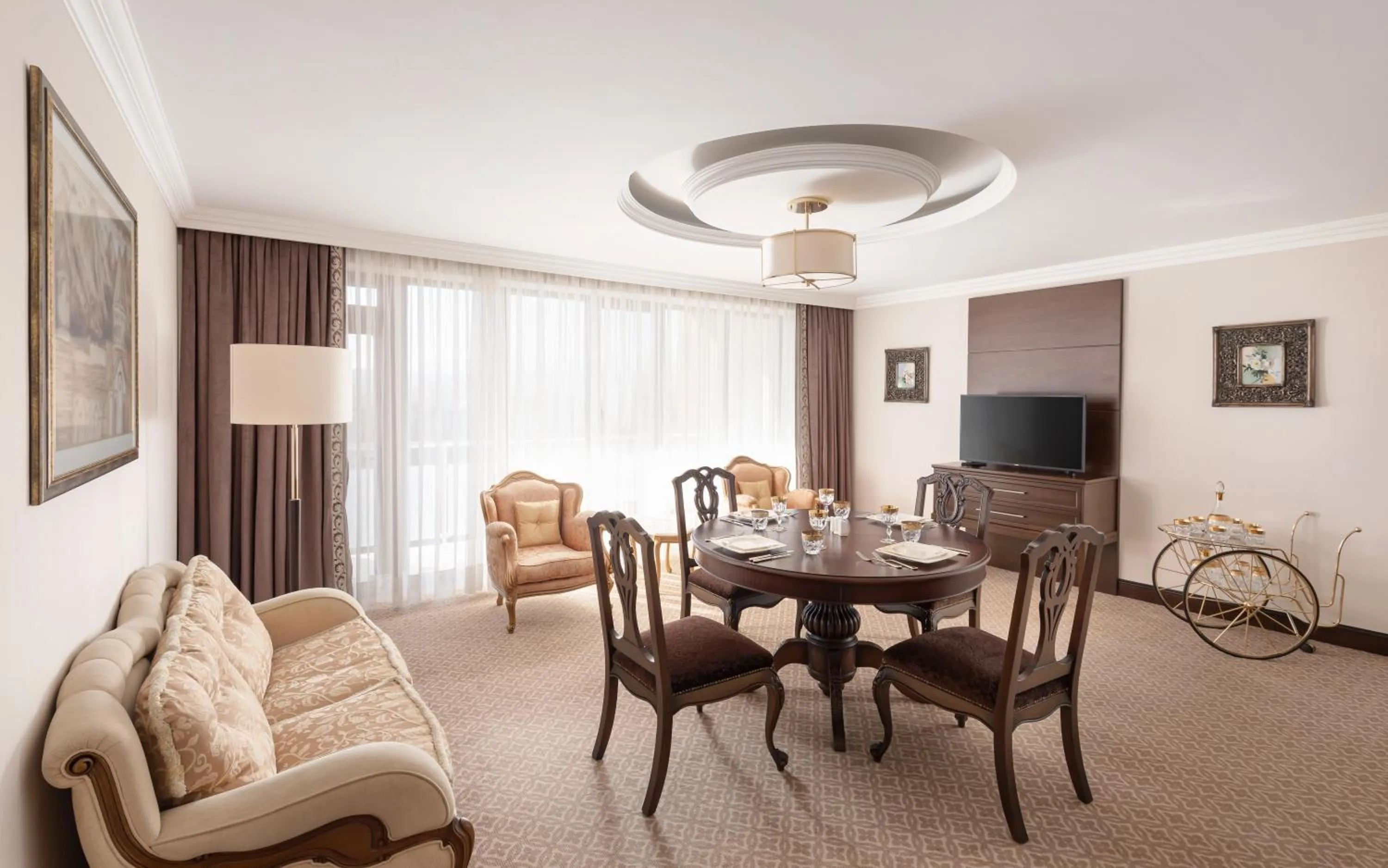 Living room in Chinar Health Hotel Naftalan