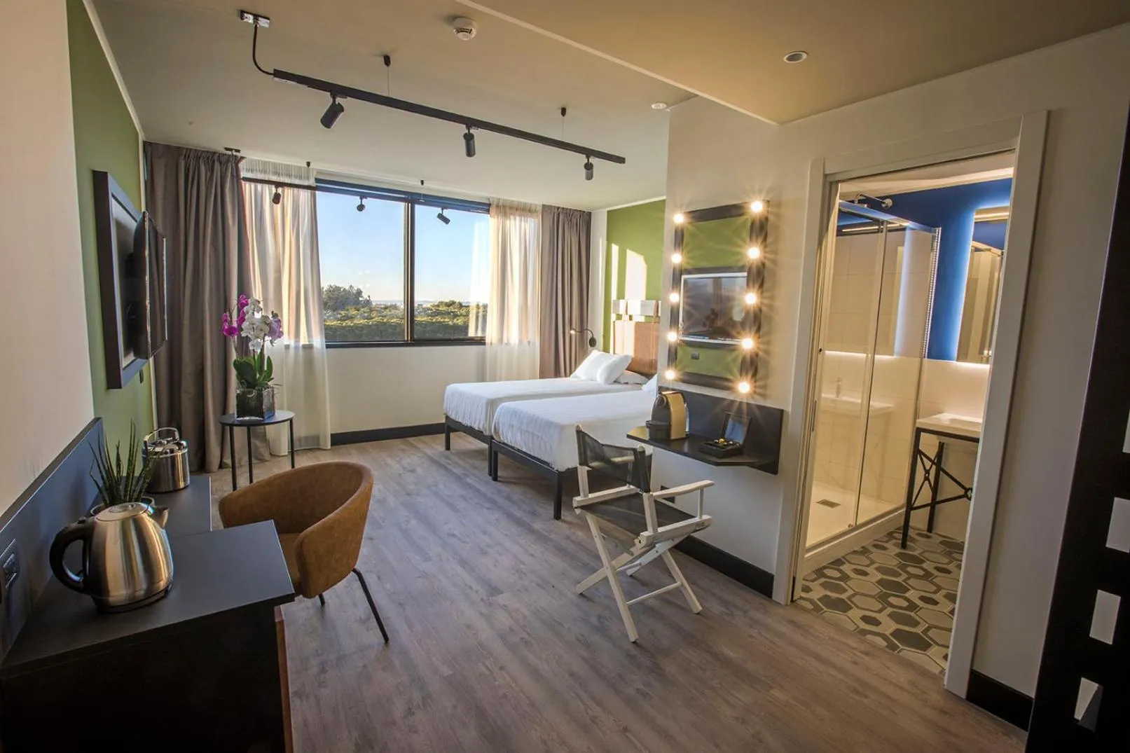 Bed in Mercure Roma Cinecitta