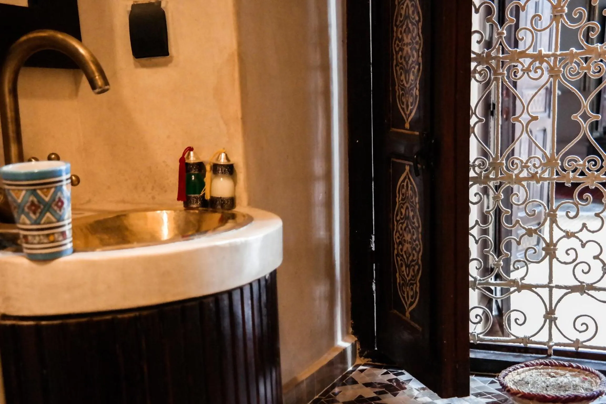 Bathroom in Riad Hôtel Marraplace