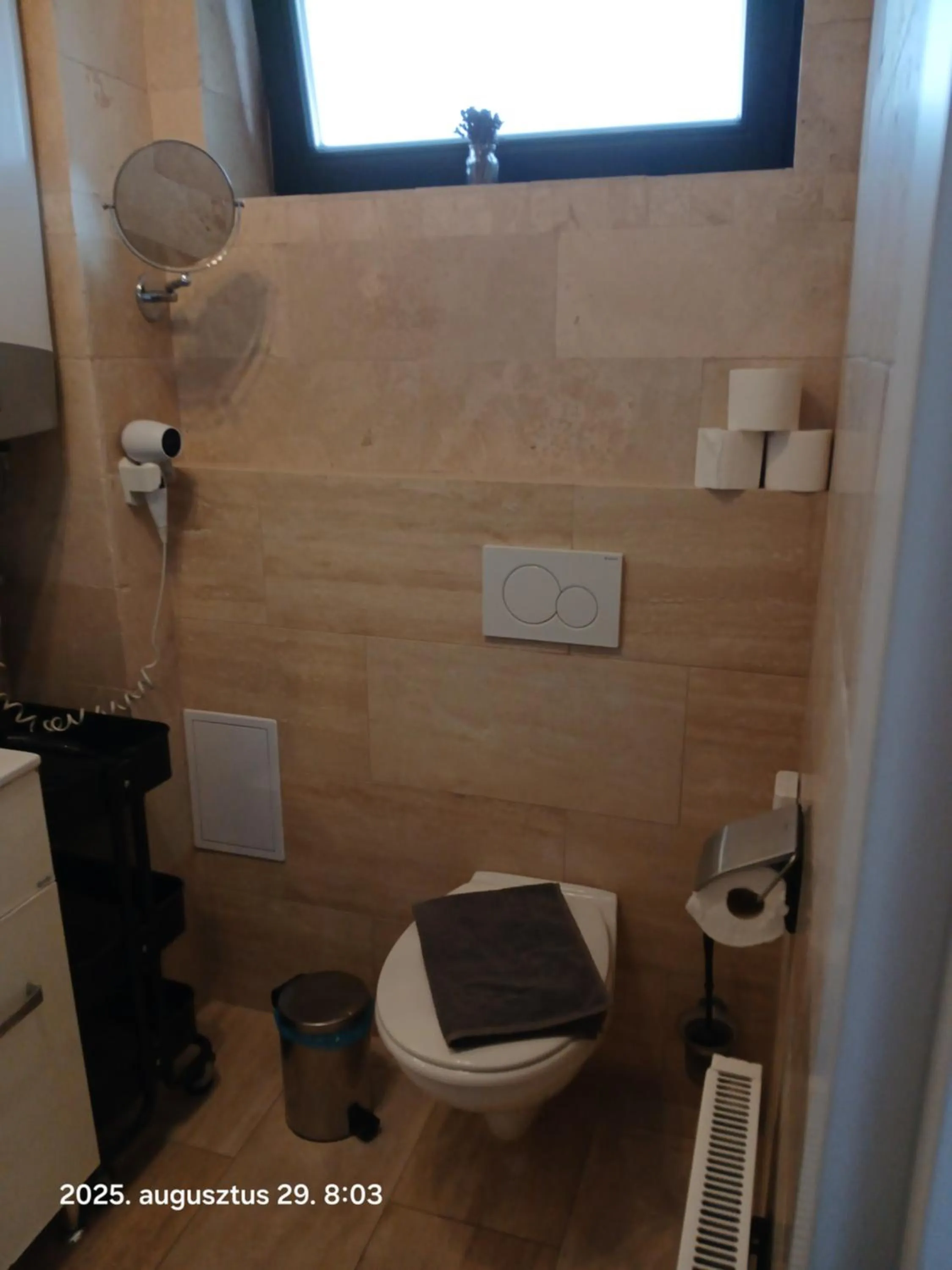 Toilet in Éjjeli Bagoly Étterem és Panzió