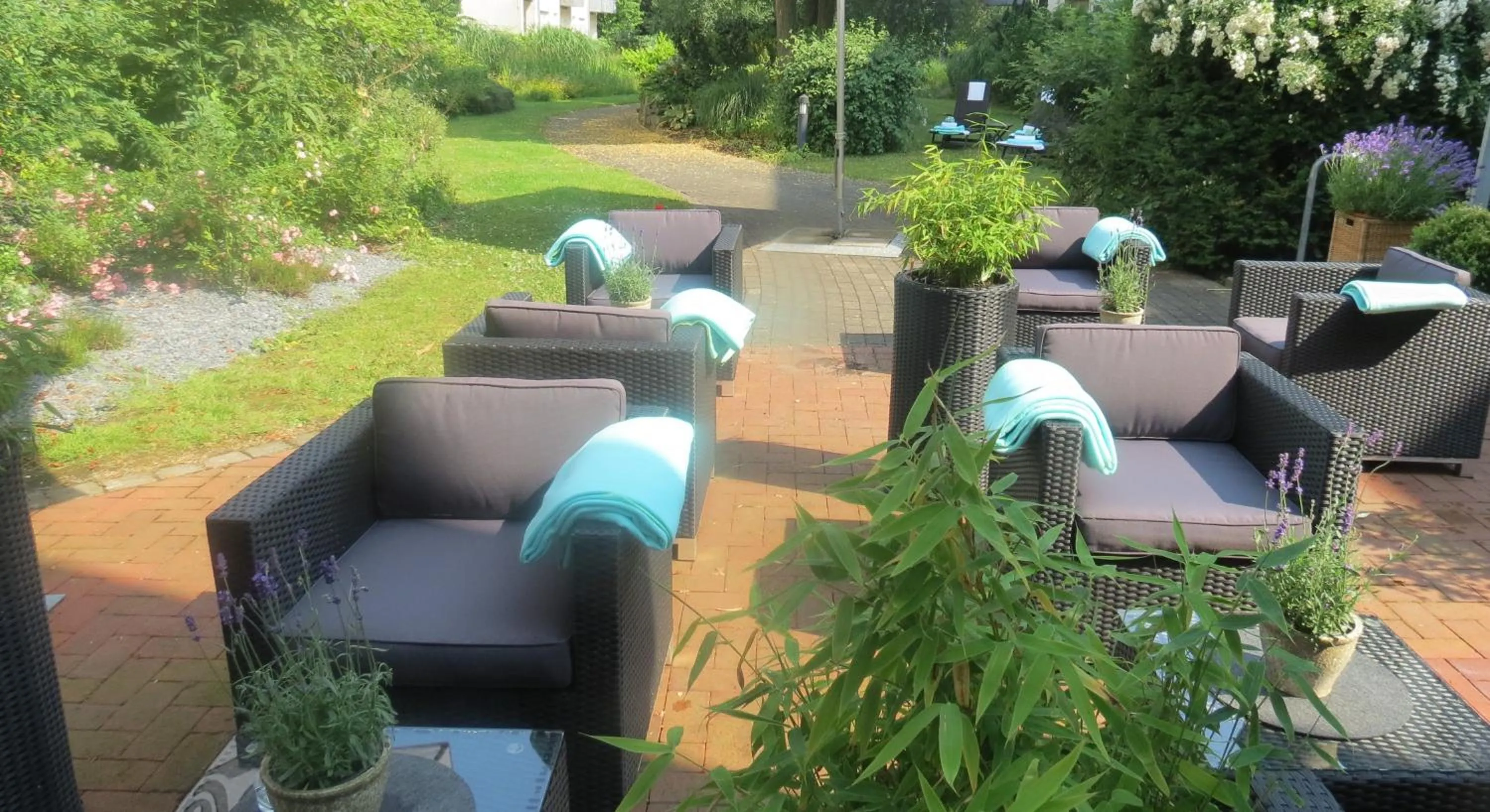 Patio in Residenz Hotel am Festspielhaus