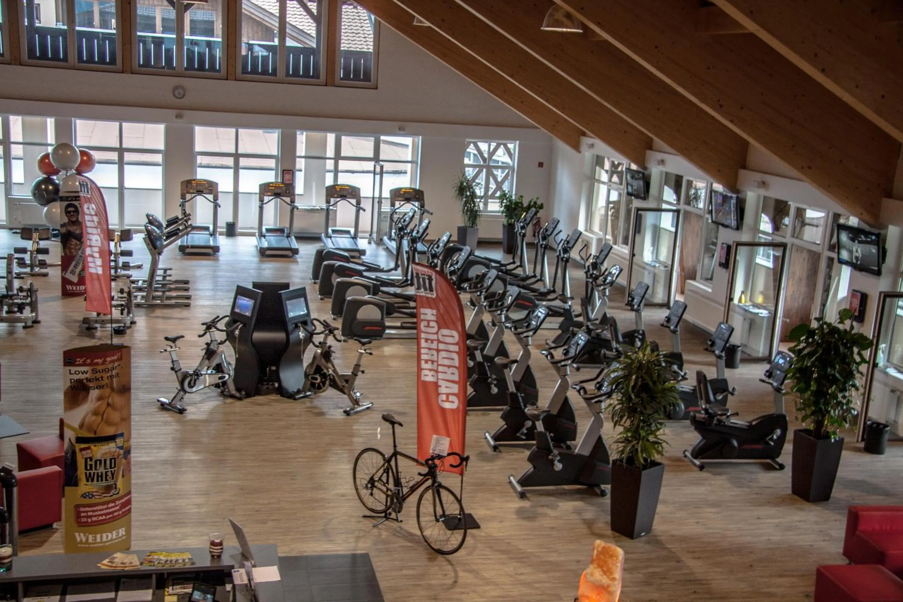 Fitness centre/facilities in Hotel Roter Hahn - Bed & Breakfast