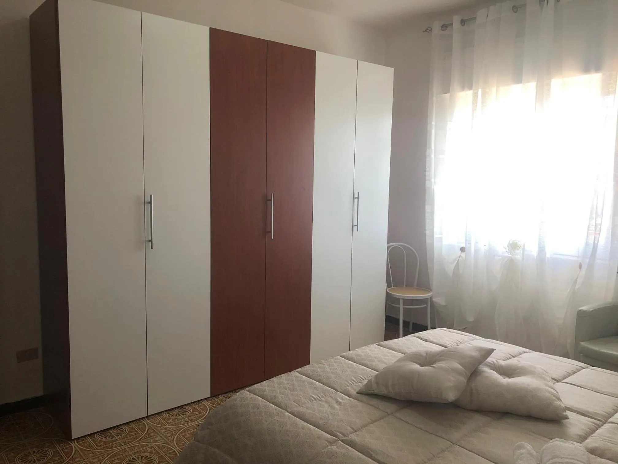 Bed in B & B Patrizia