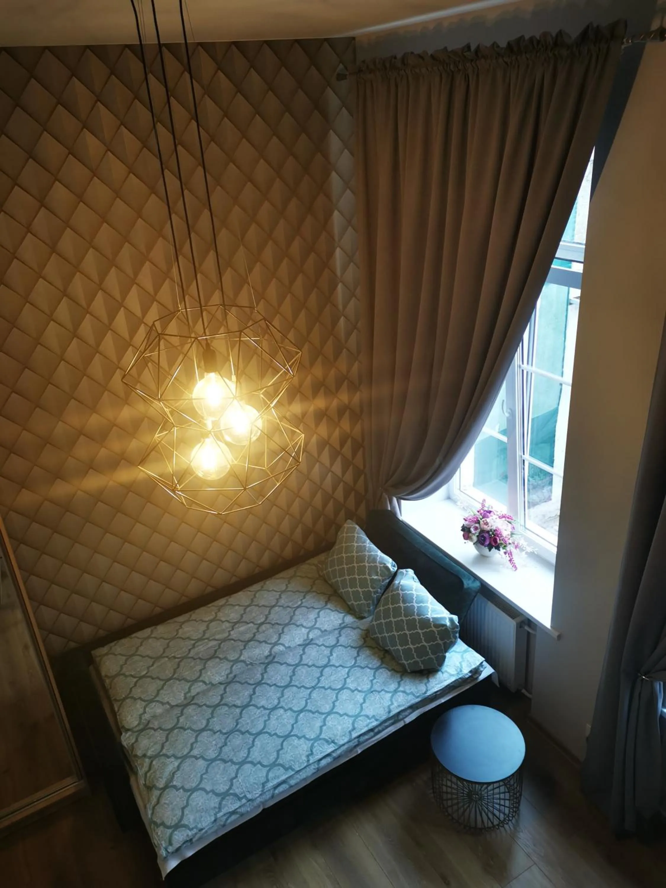 Bed in Old Town Loft